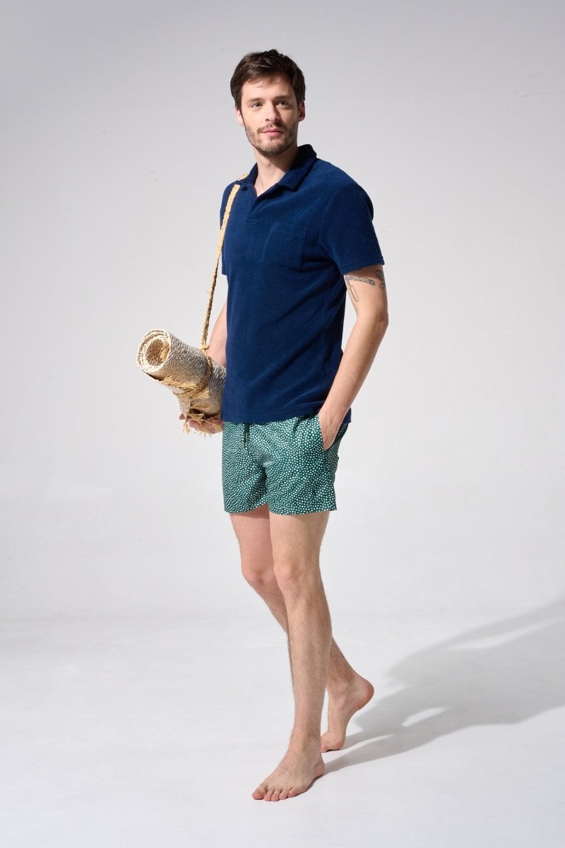 Printed swim shorts with elasticated waistband APNEE Green