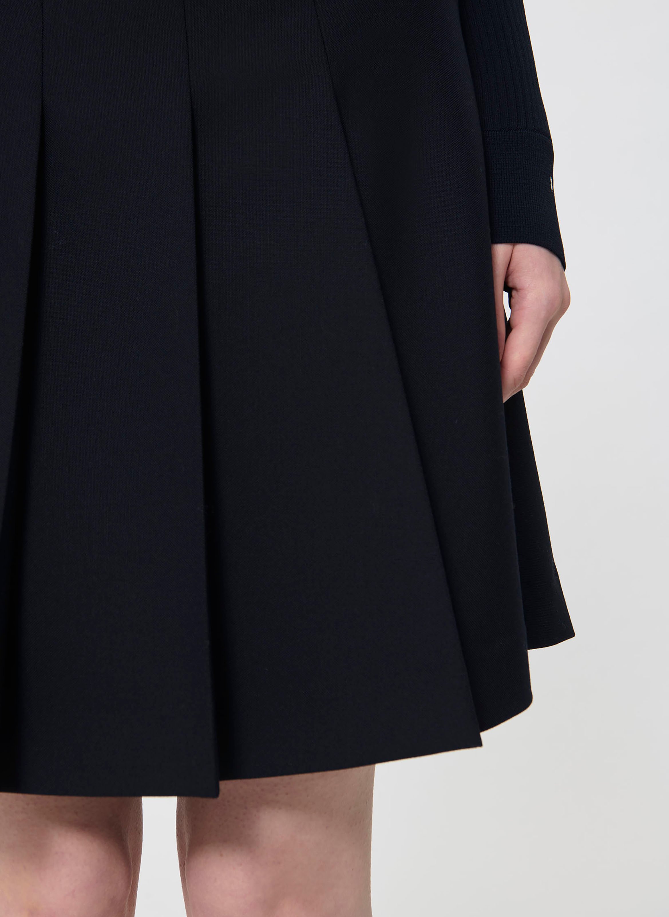 Short wool skirt TARA JARMON Blue