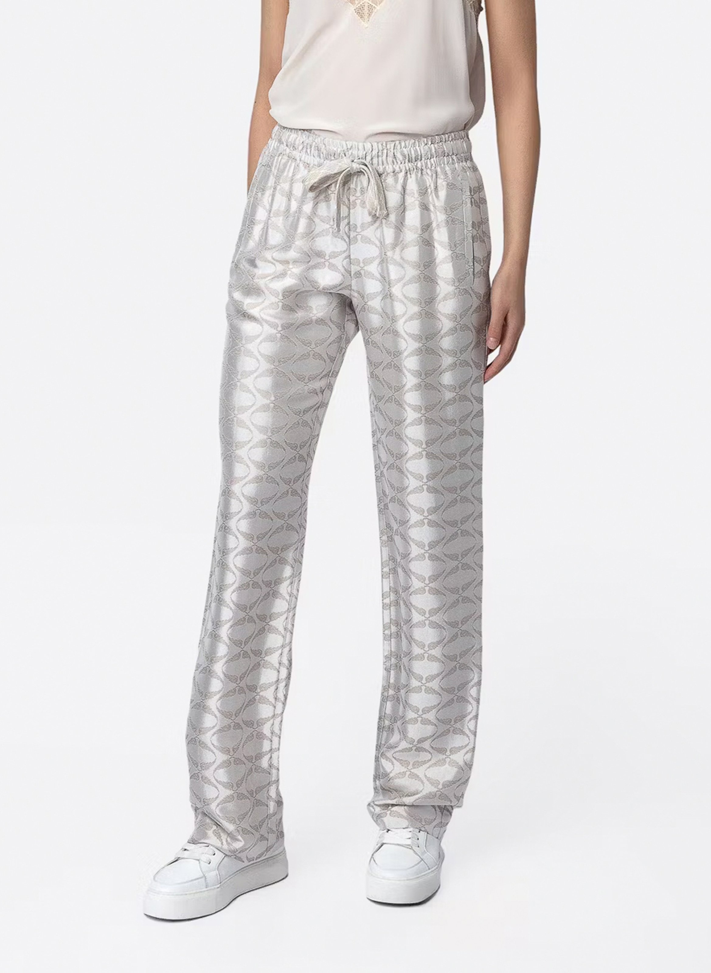 Pantalon droit jacquard ZADIG&VOLTAIRE Multicolore