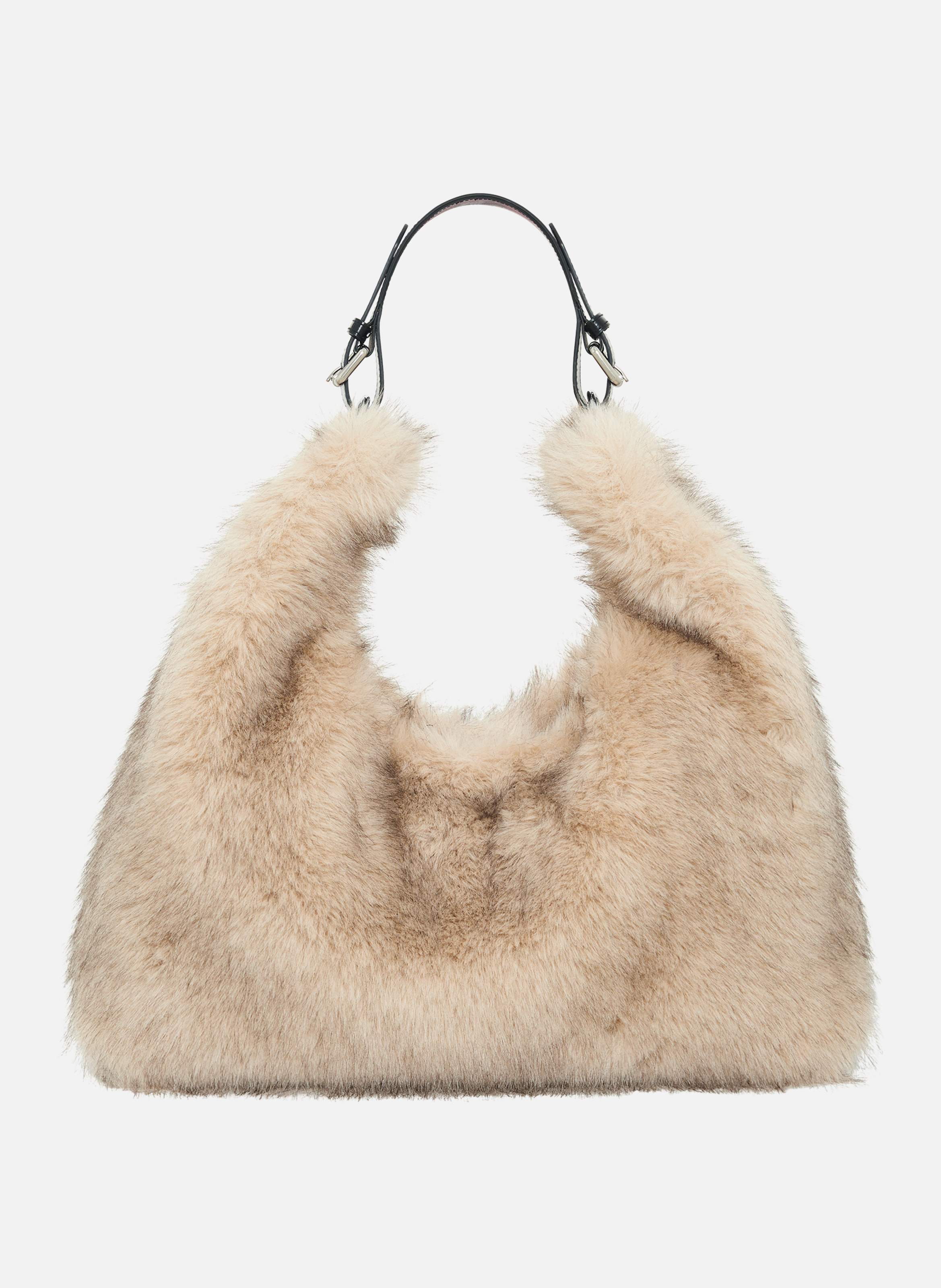 Faux fur bag THE KOOPLES Beige