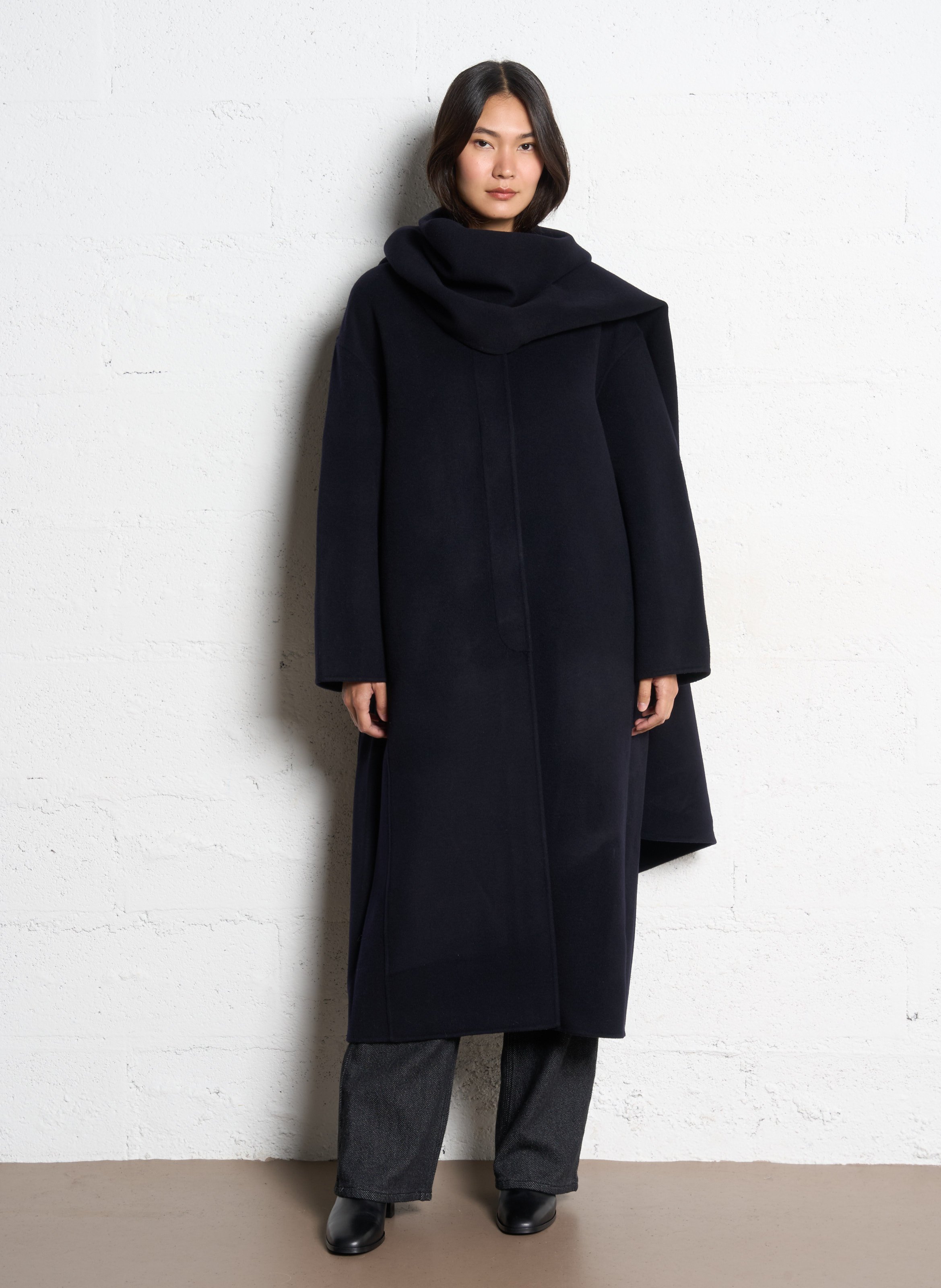 Manteau oversize en laine mélangée SOEUR