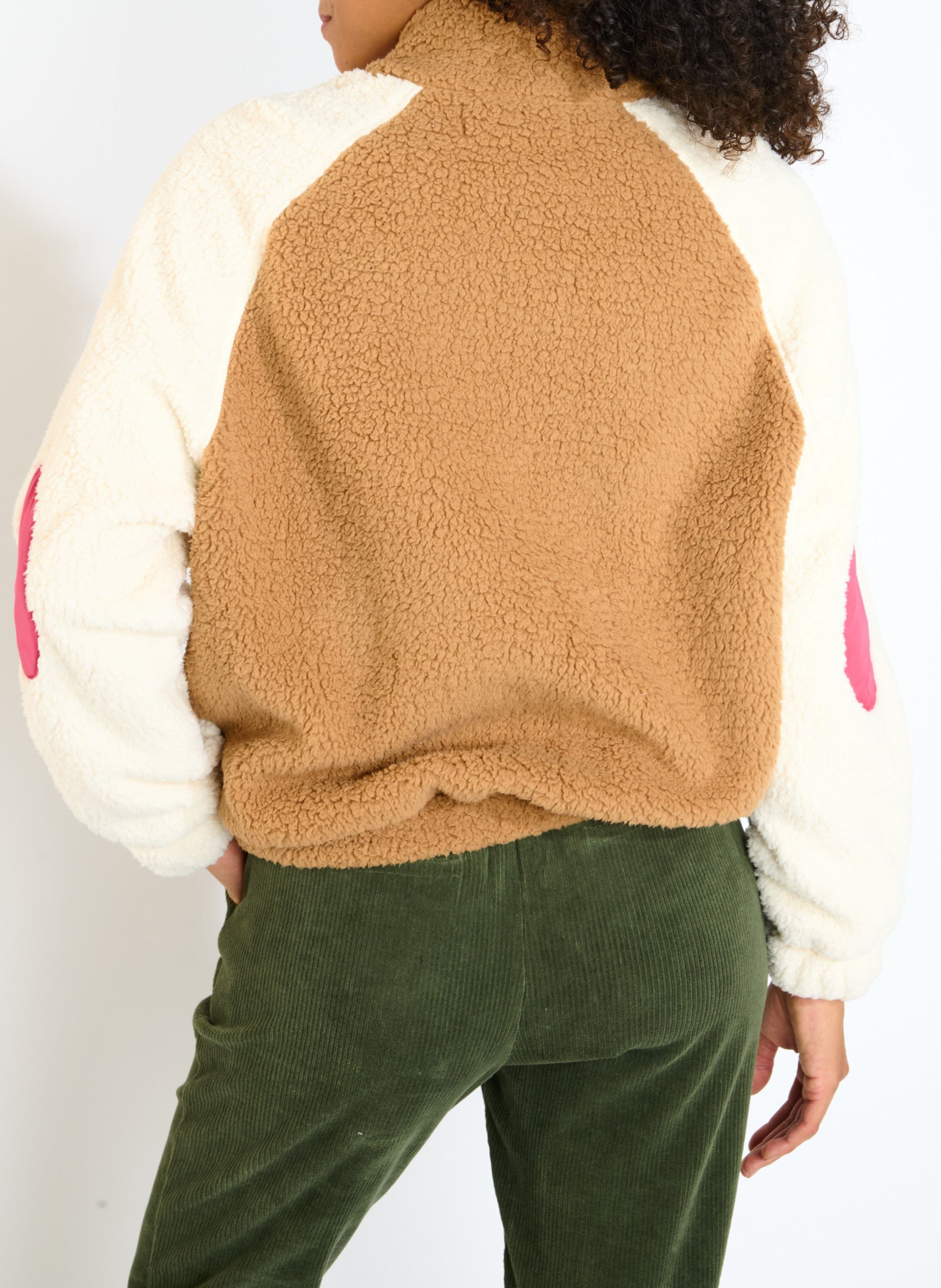 Polaire col montant BANANA MOON Marron