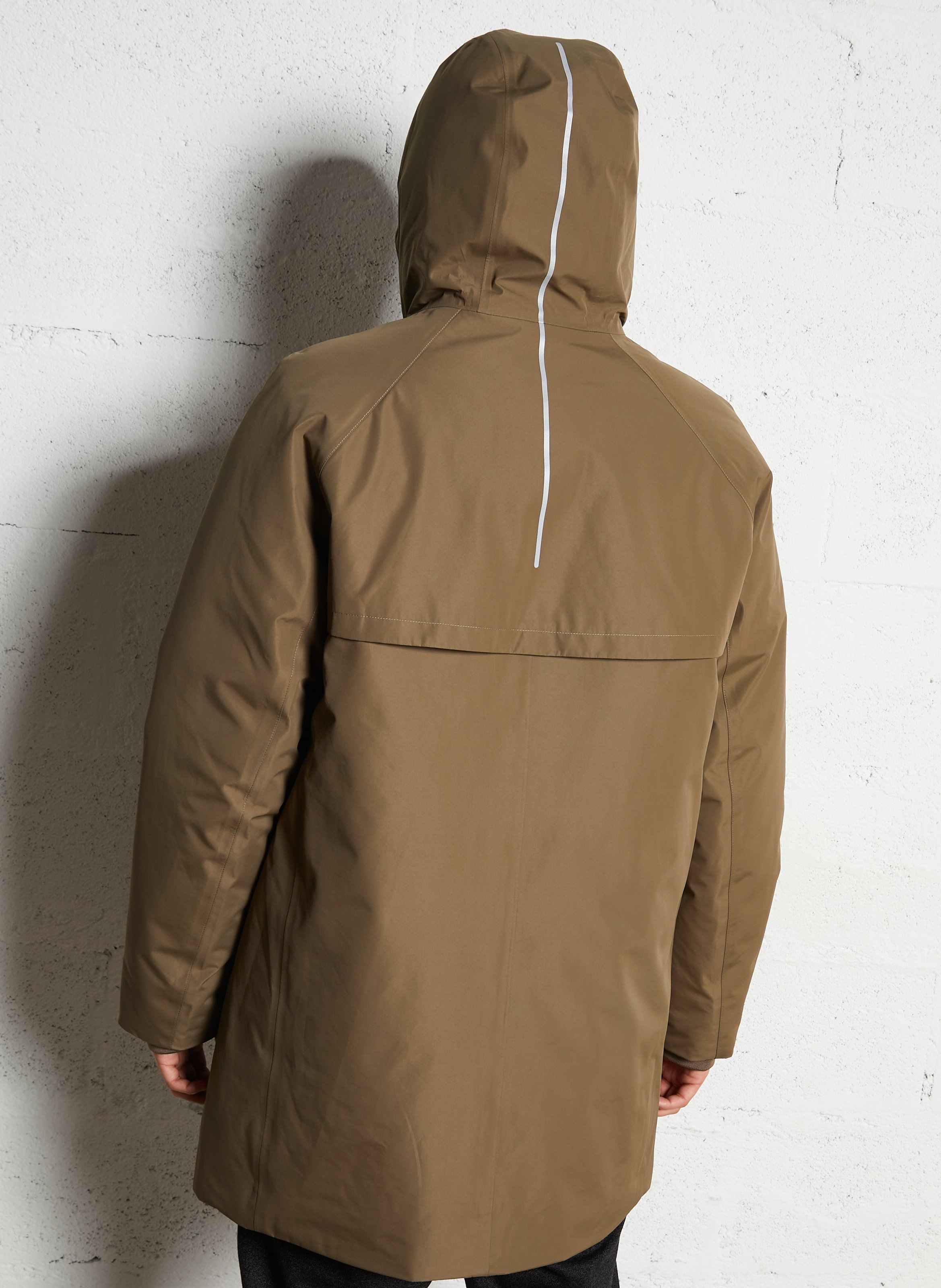 Einfarbiger Parka mit Kapuze IKKS Braun