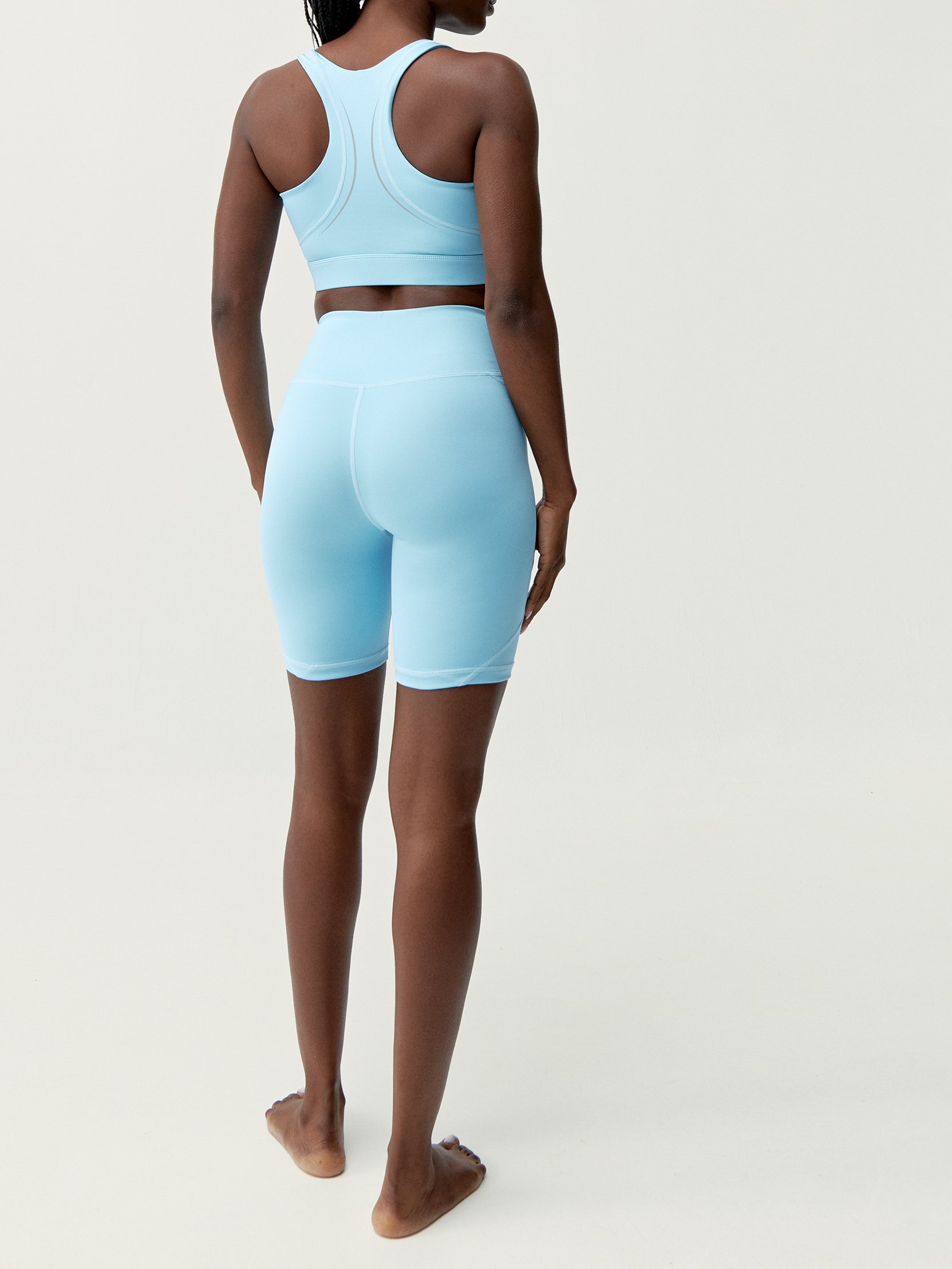 High support performance sports bra Becky Blue