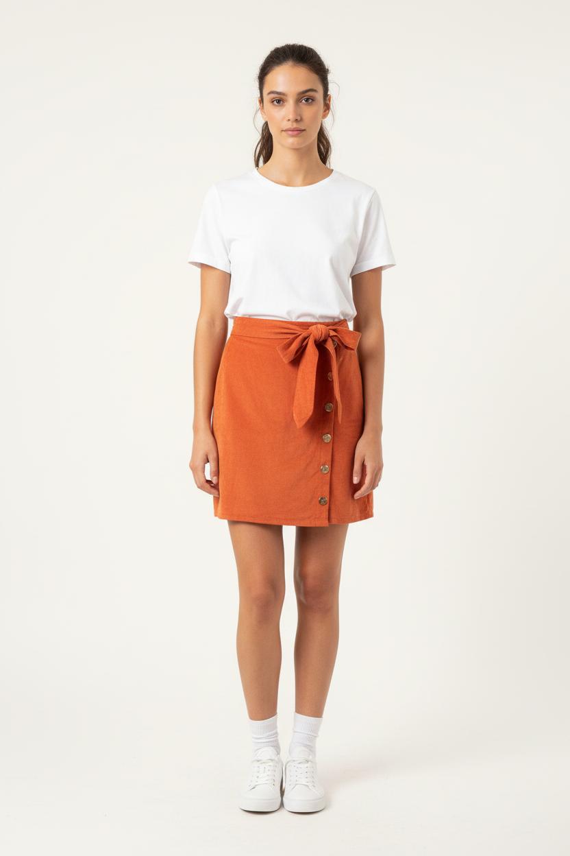 Short & midi skirt MAKE MY LEMONADE - Seconde Main Orange