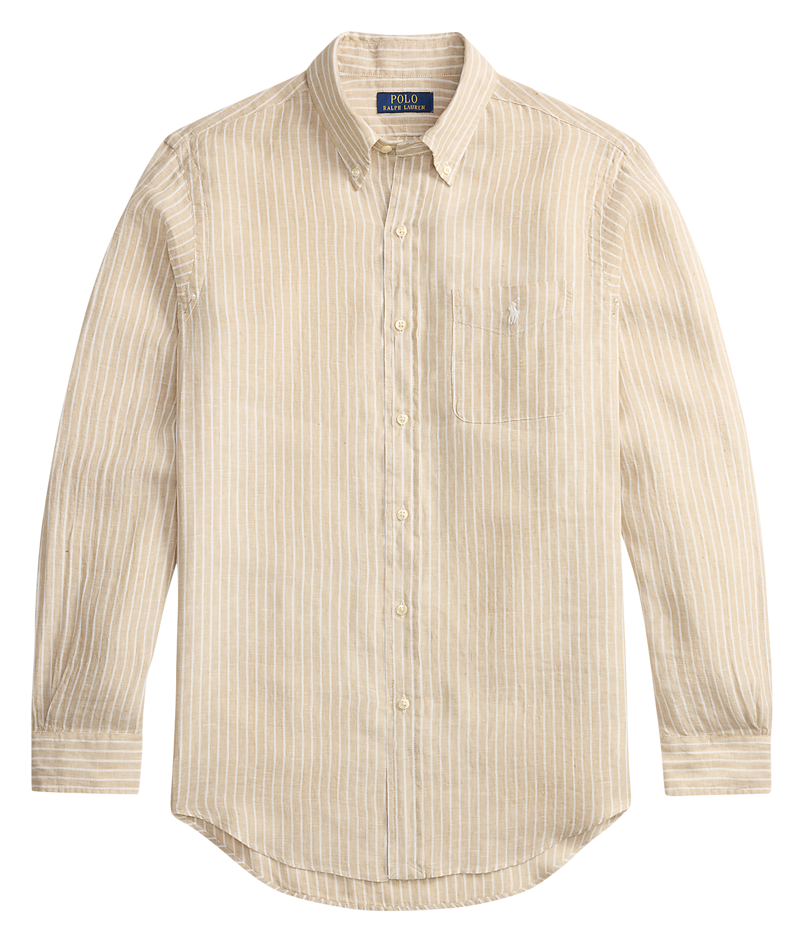 Gerade geschnittenes Leinenhemd POLO RALPH LAUREN Beige