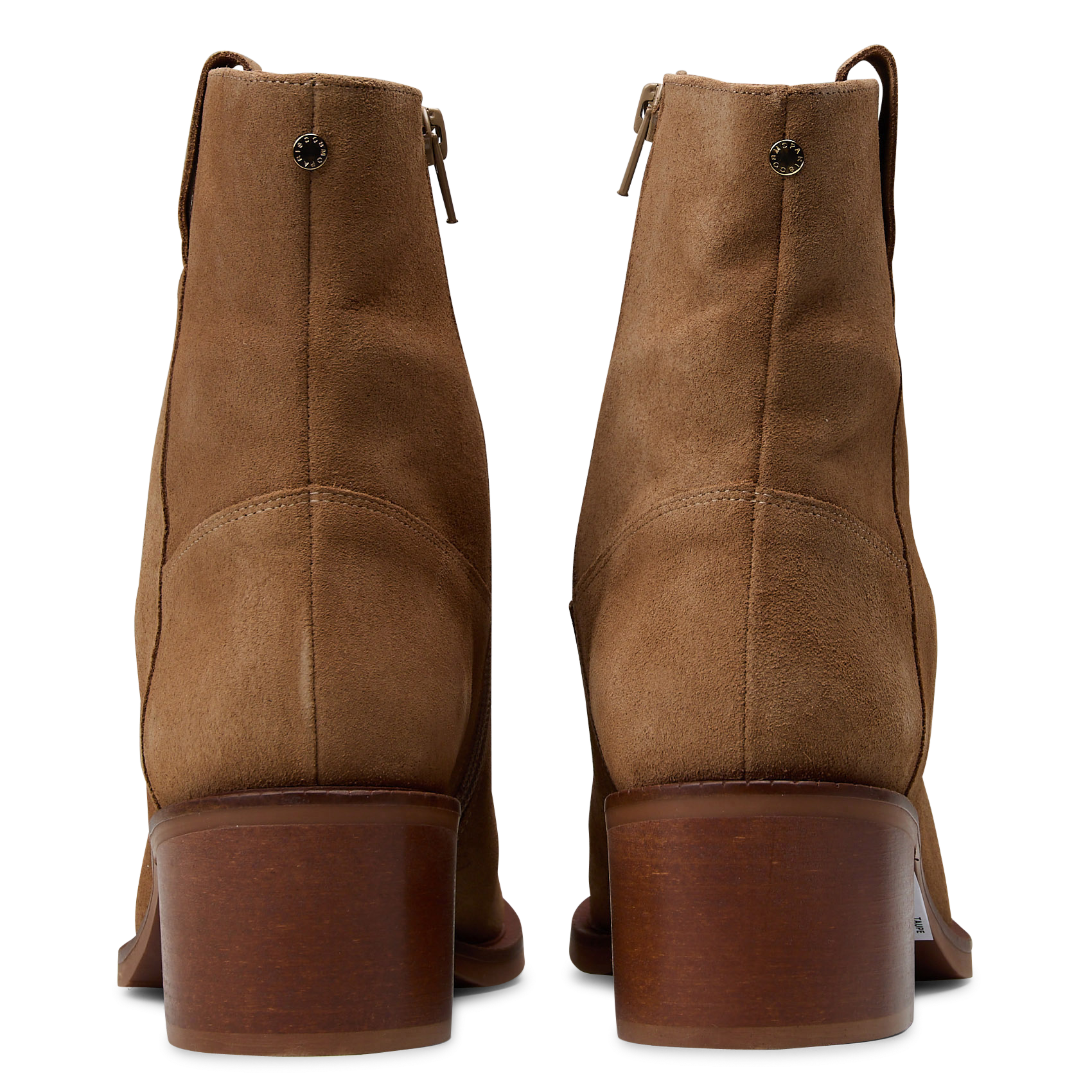 Suède enkellaarzen COSMOPARIS Beige