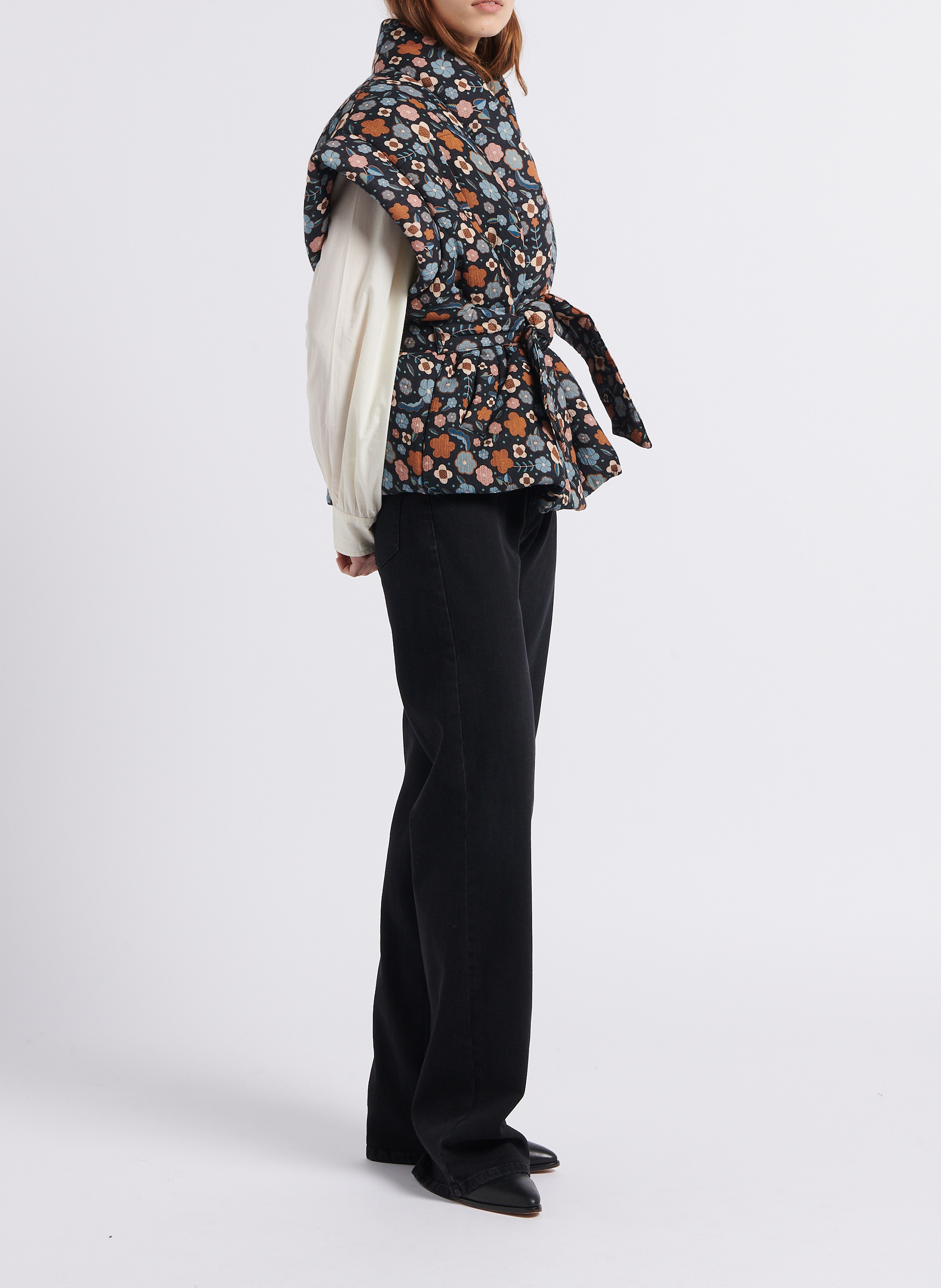 Gesteppte Baumwolljacke mit Schalkragen ANTIK BATIK Mehrfarbig