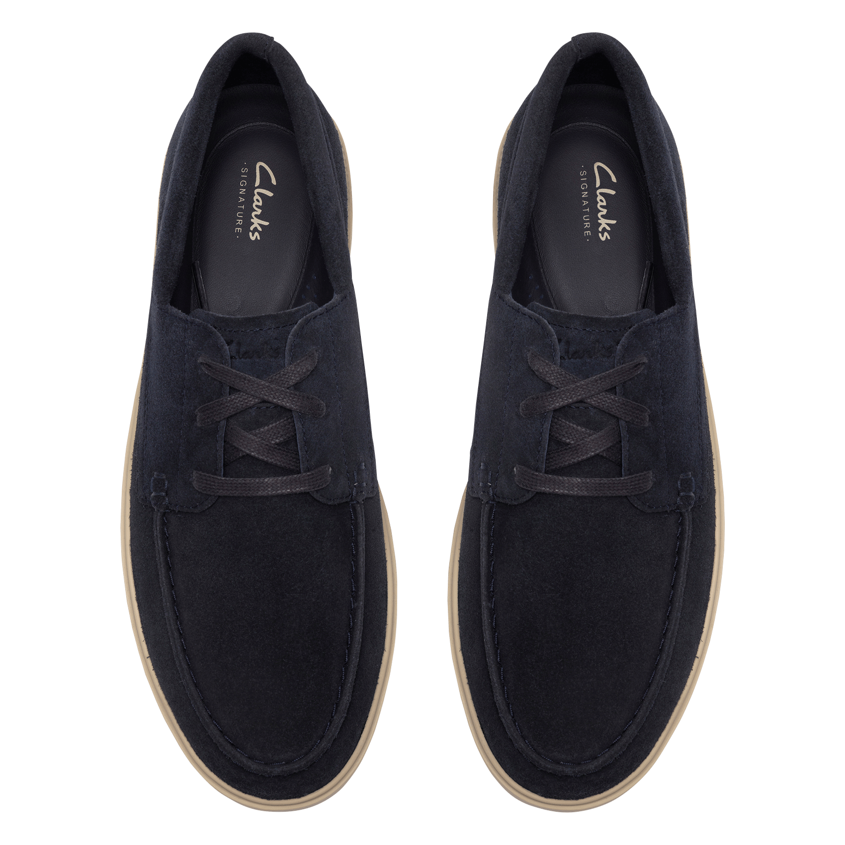Arthus leather Derby shoes  CLARKS Blue