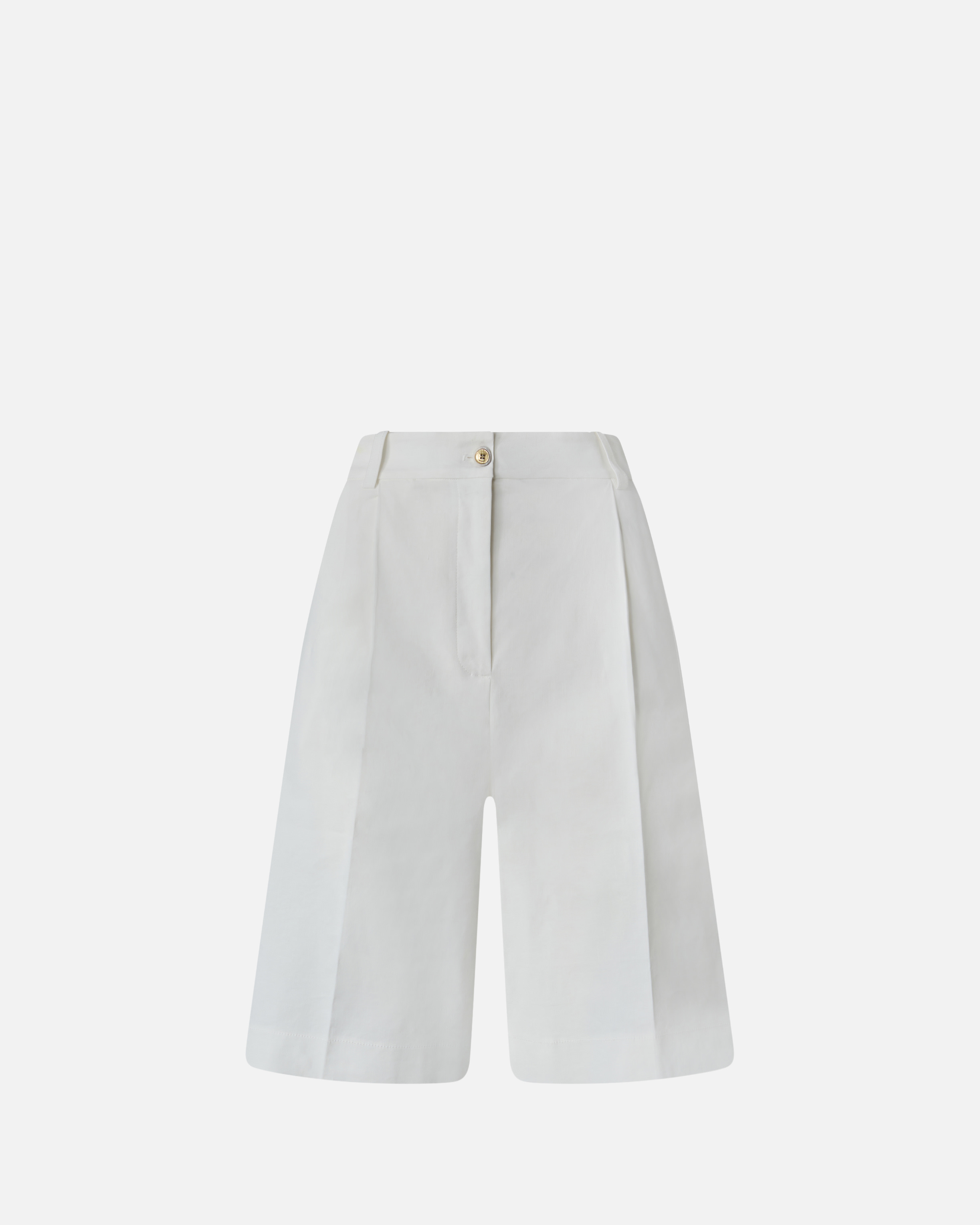 Bermuda à pli marqué PINKO Blanc