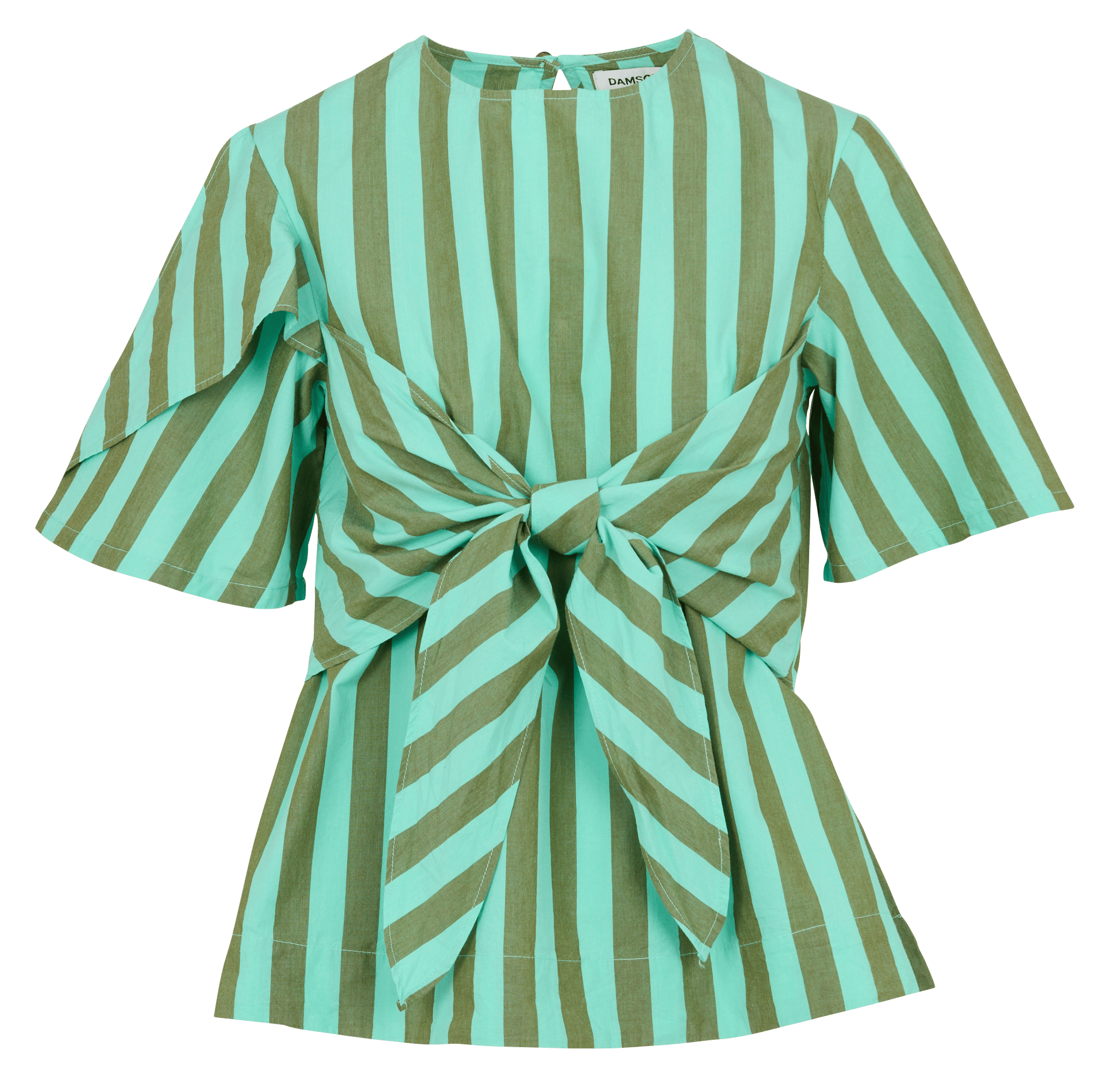 Wijde top van biologisch katoen DAMSON MADDER Blauw