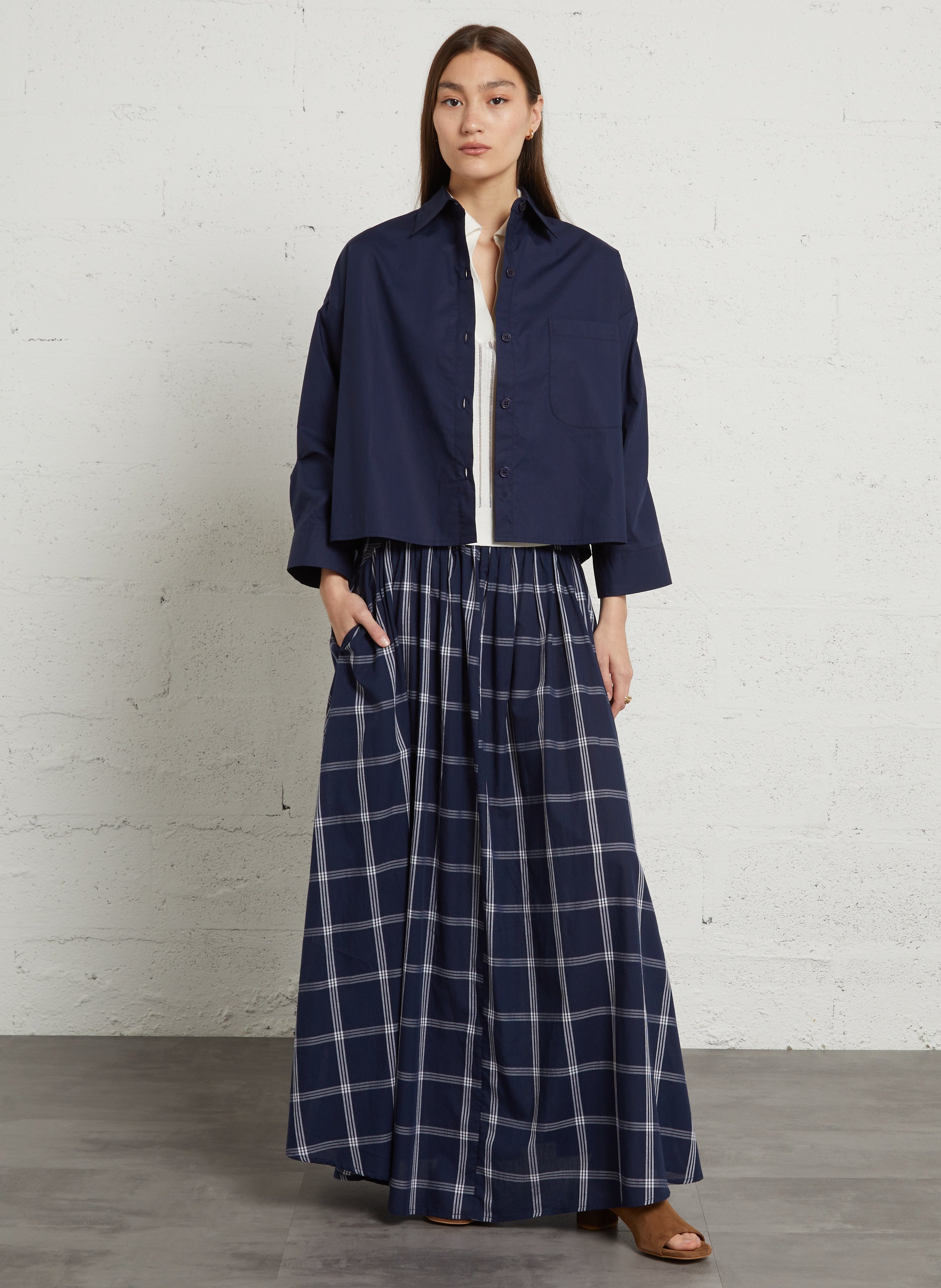 Mules en cuir VAGABOND Marron