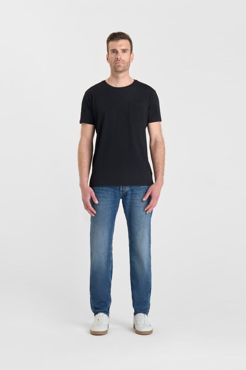 Slim stretch jeans, length 34 LE TEMPS DES CERISES Blue