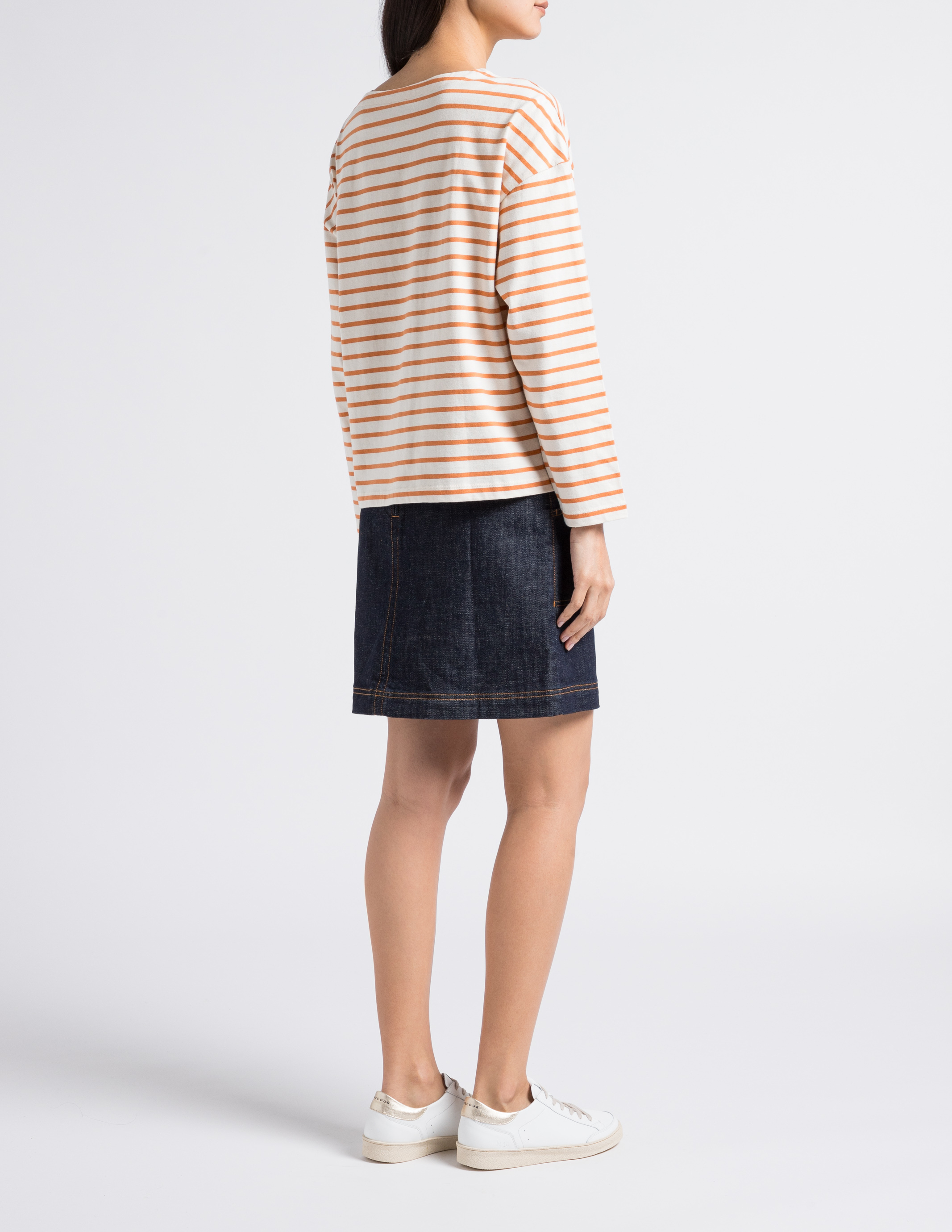 Baskets basses en cuir RIVECOUR Blanc