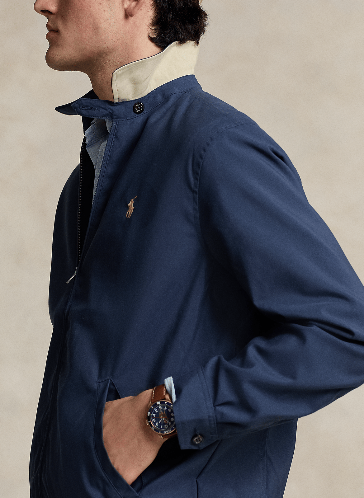 Veste col classique ample | Bleu POLO RALPH LAUREN Homme