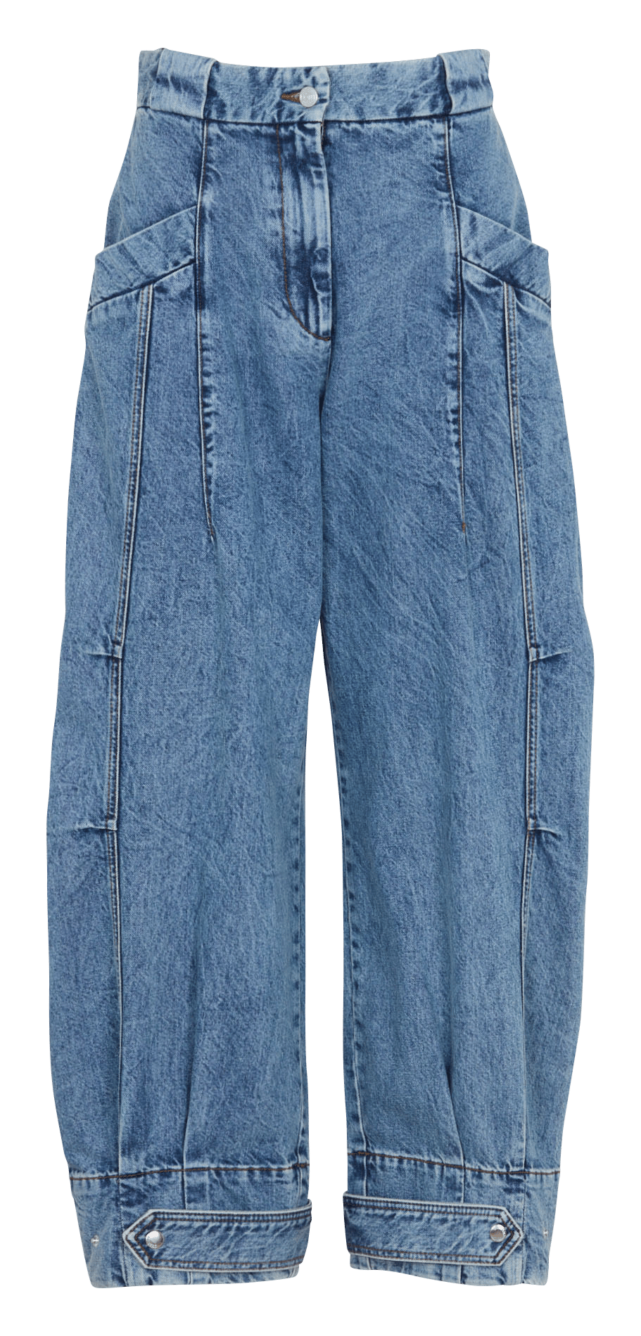 Grote katoenen jeans MARGAUX LONNBERG Blauw