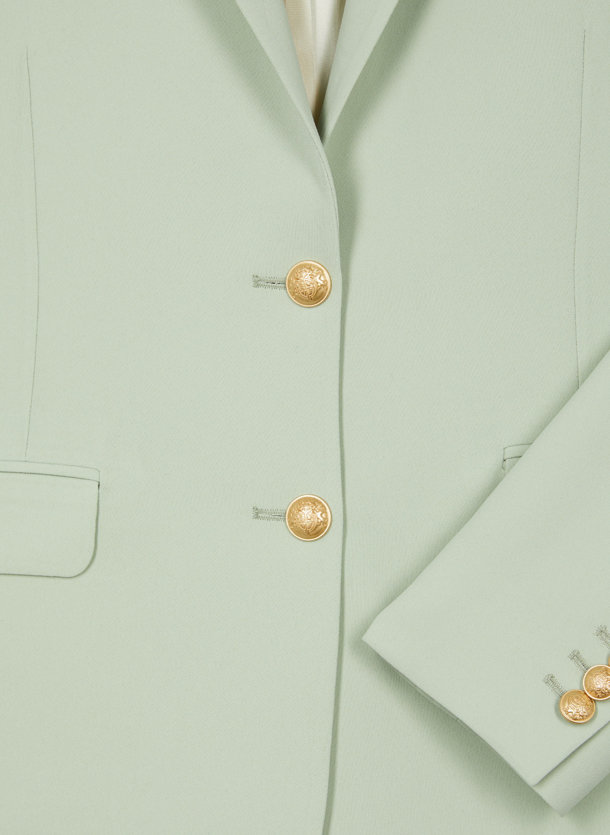 Straight suit jacket THE KOOPLES Green