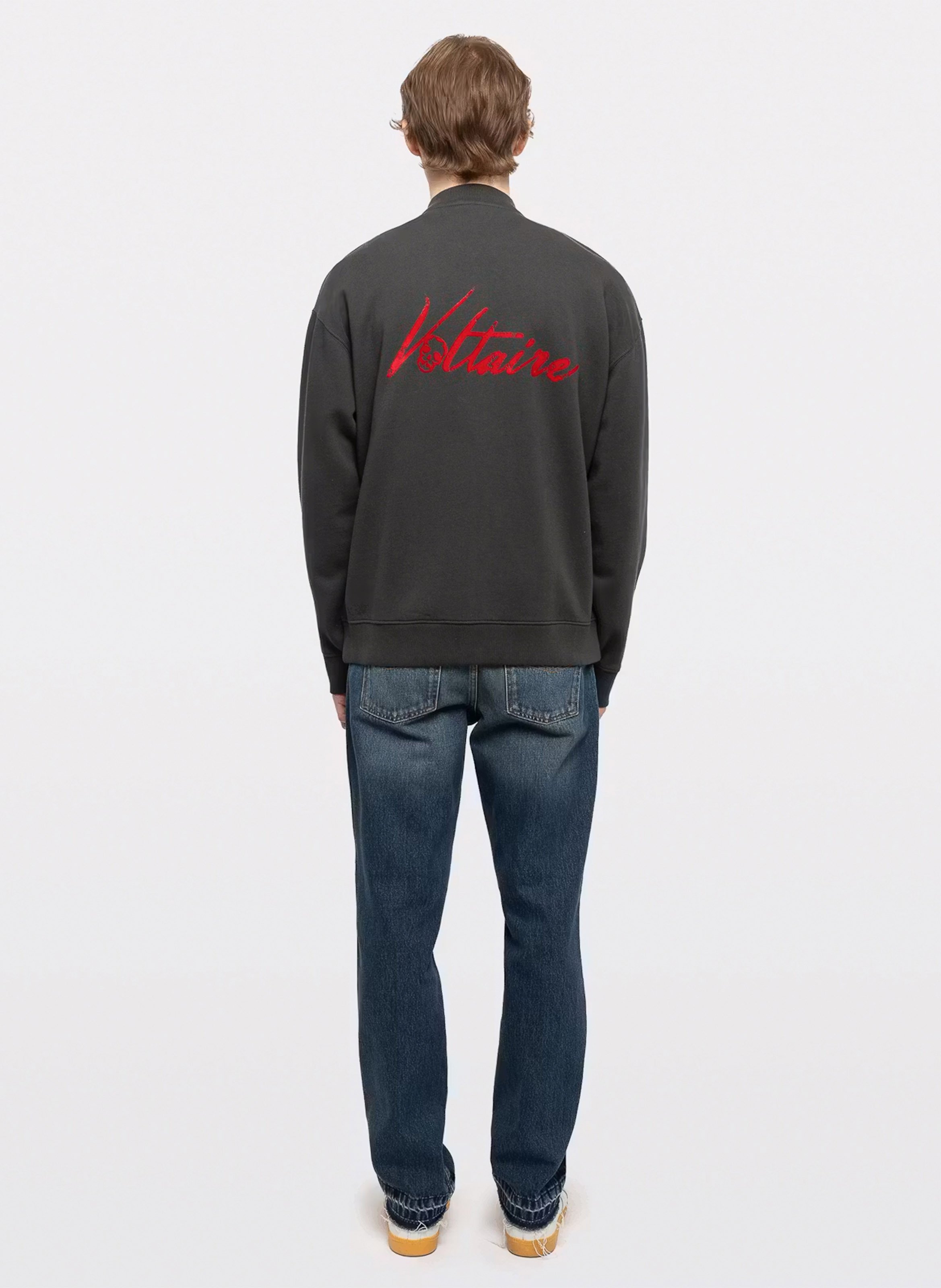 Katoenen sweater met ronde hals ZADIG&VOLTAIRE Grijs
