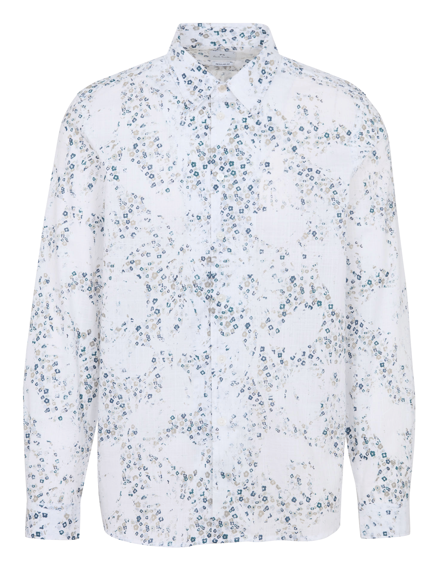 Bedrucktes Hemd mit klassischem Kragen aus Baumwolle PAUL SMITH
