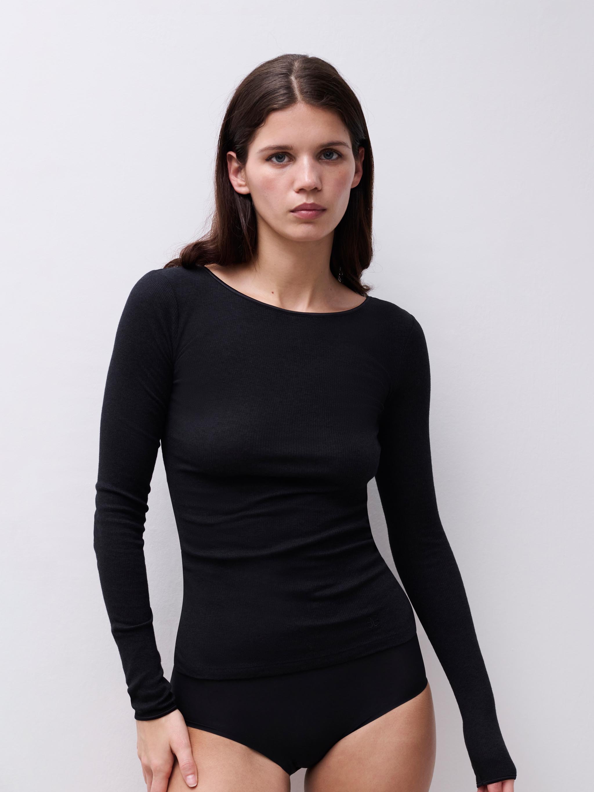 Long-sleeve T-shirt CHANTELLE Black