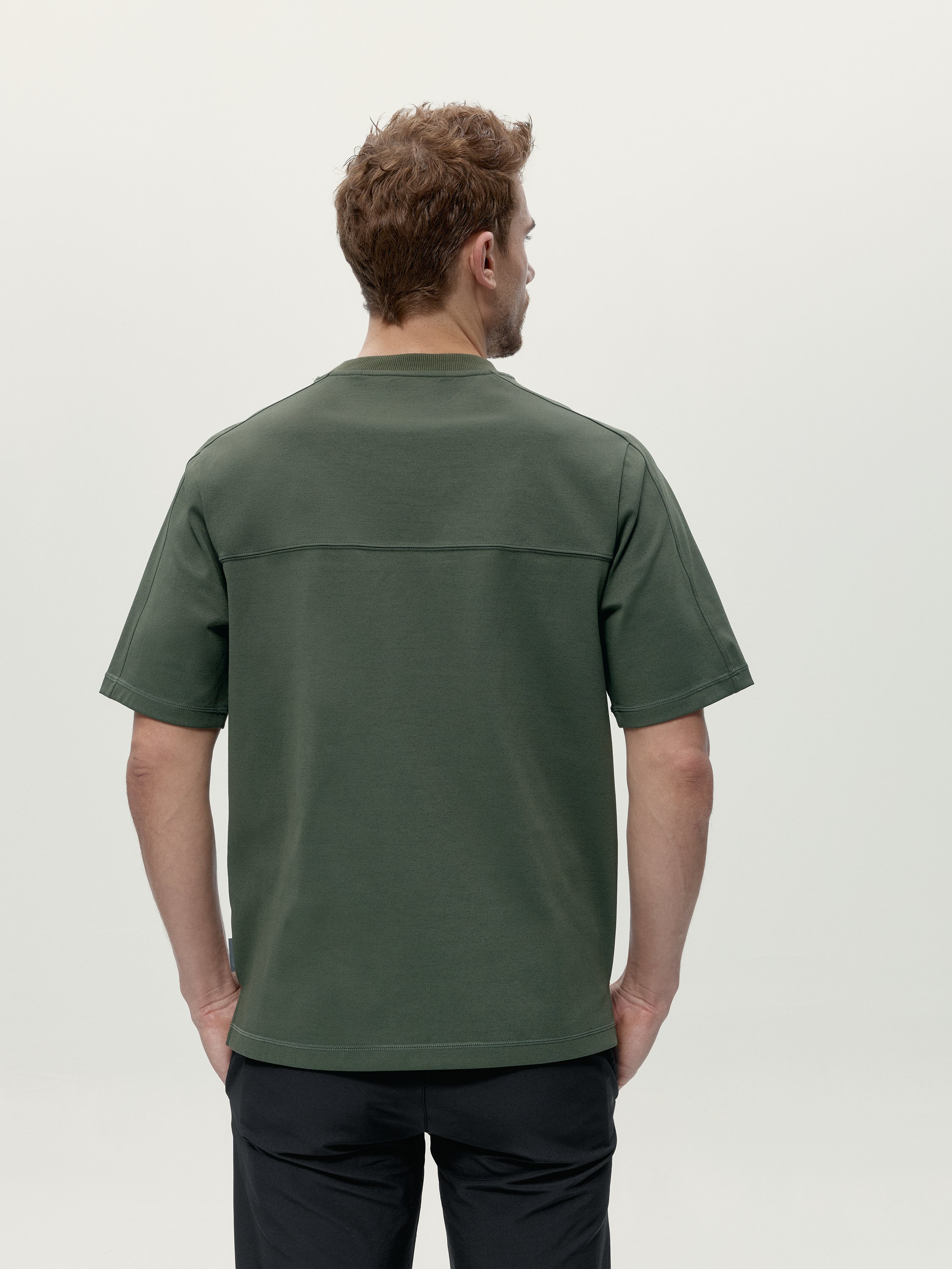 Short-sleeve performance recovery T-shirt | Green BORN Men