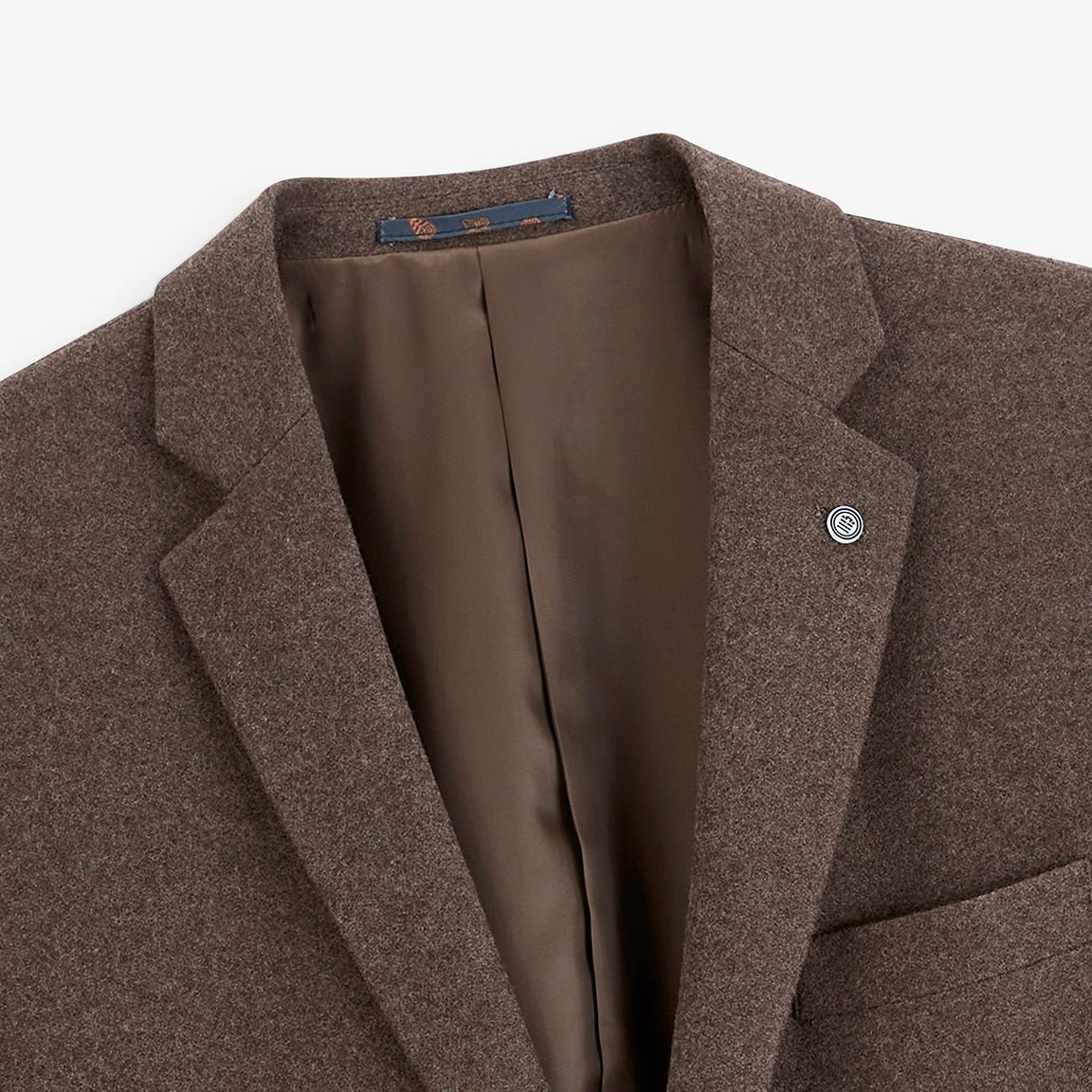 Henri blazer in brownie brown wool SERGE BLANCO Brown