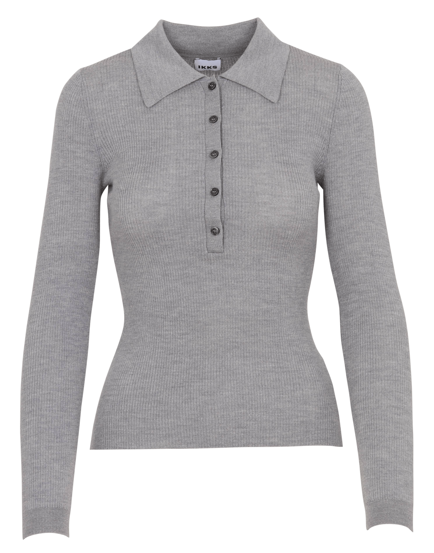 Taillierte Jacke mit klassischem Kragen aus Wolle. IKKS