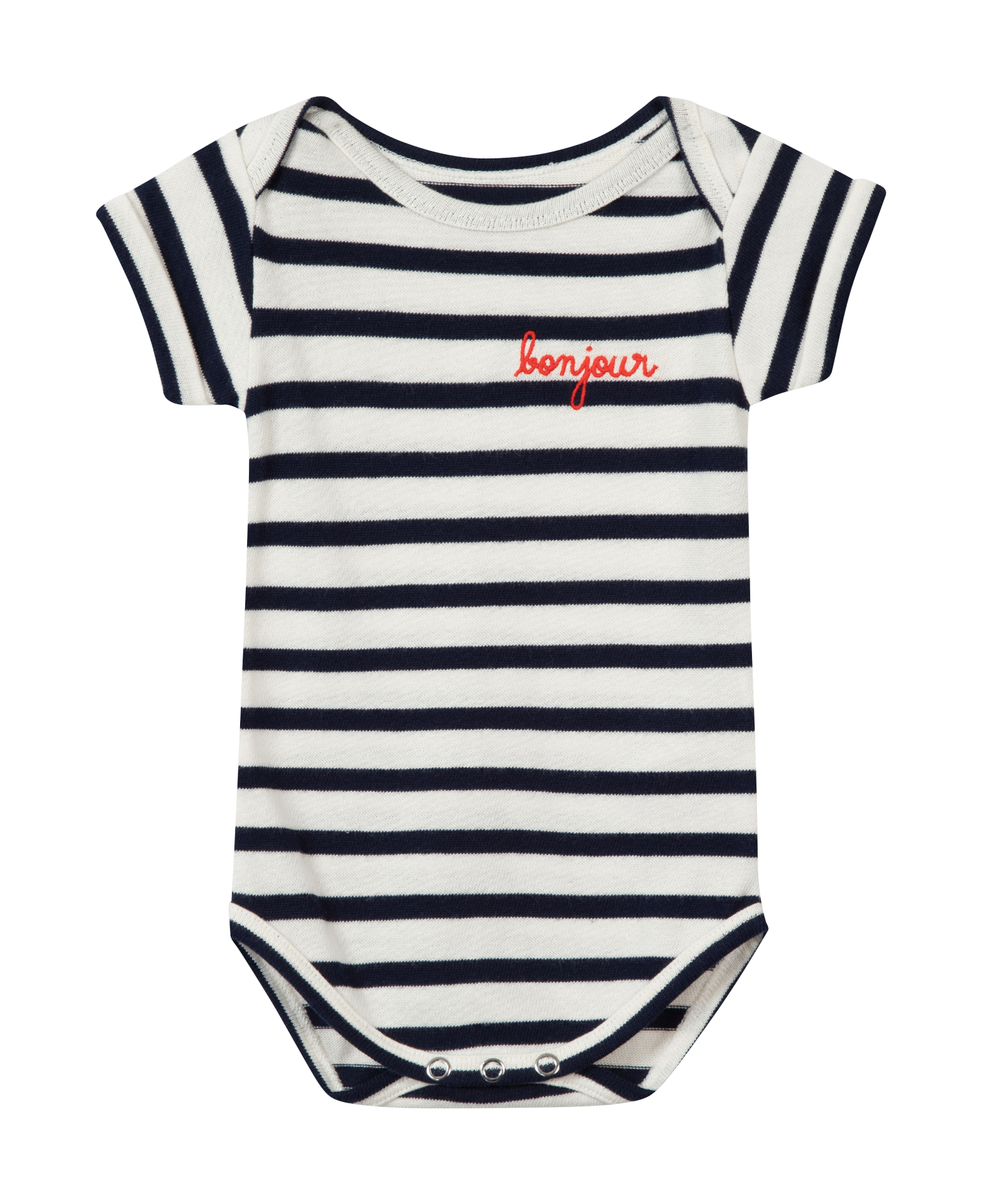 Striped cotton body MAISON LABICHE White