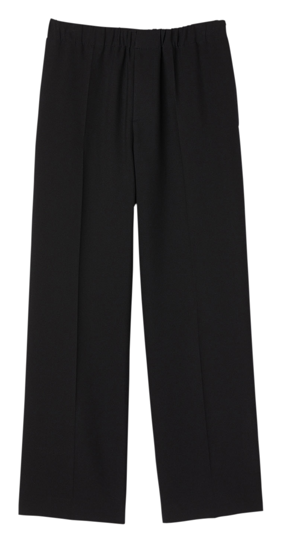 Wijde broek van jersey SANDRO Zwart