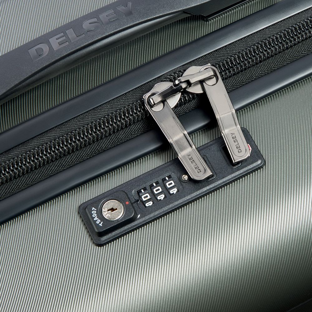 Rigid hold suitcase DELSEY PARIS Khaki