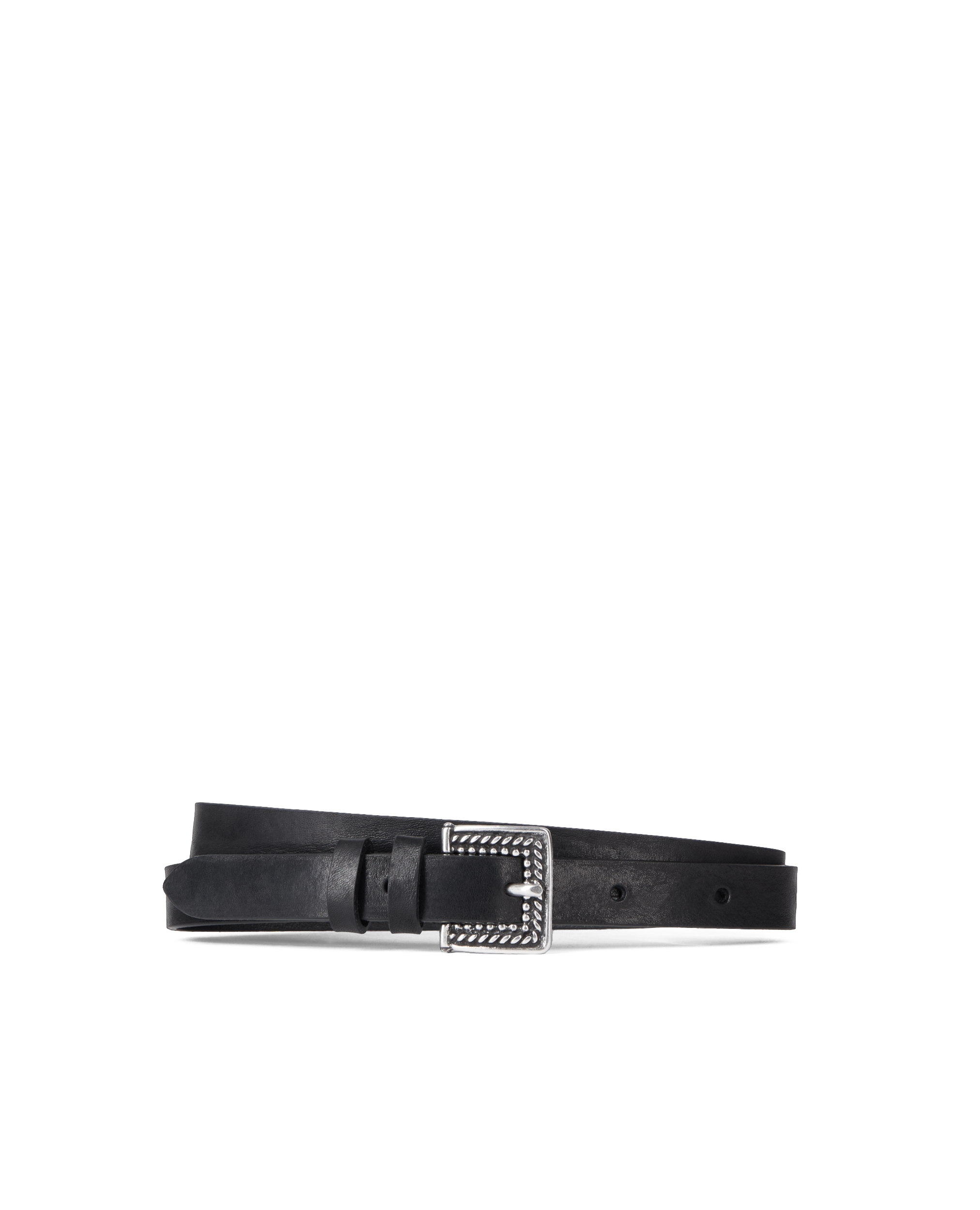 Cracked-effect belt THE KOOPLES Black