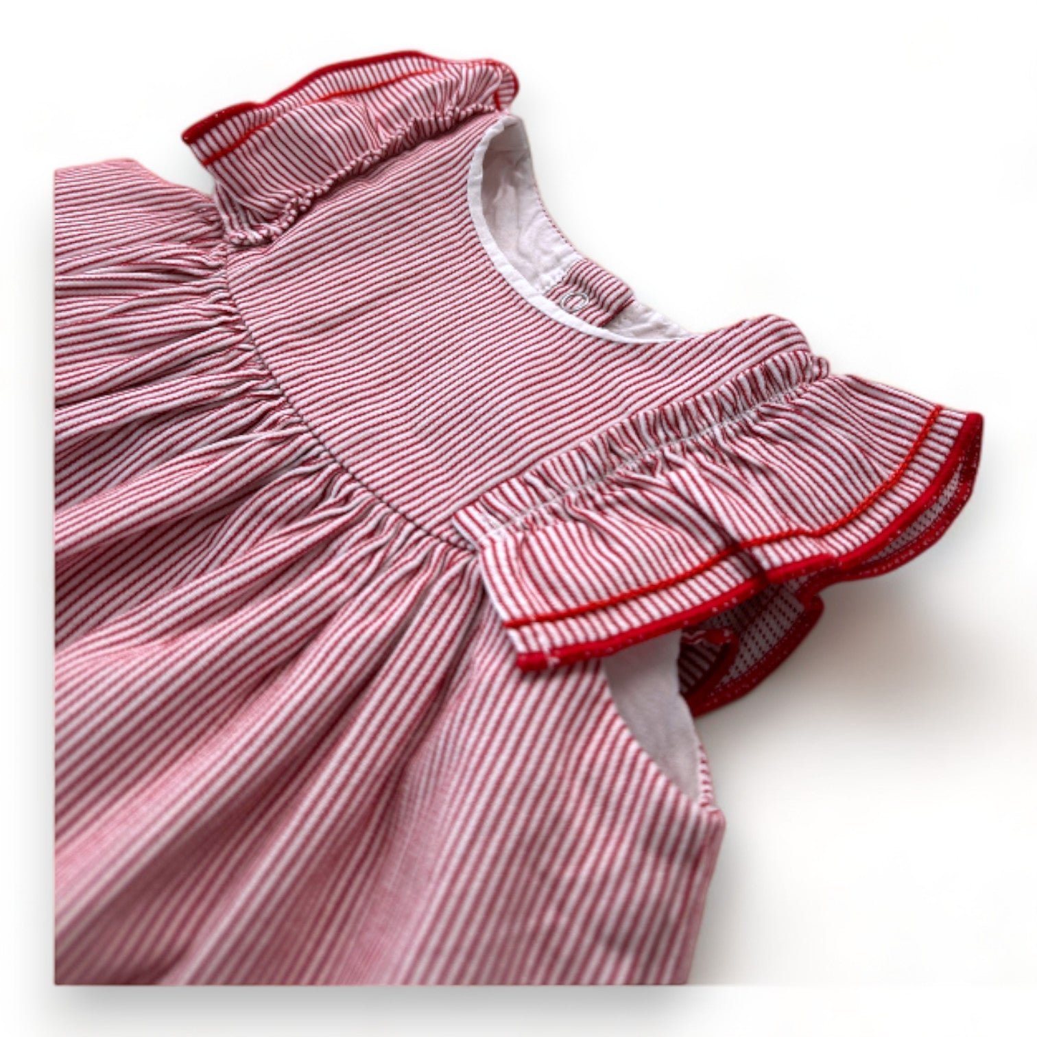 Red Baby Dress - 6 months PETIT BATEAU - Seconde Main Red