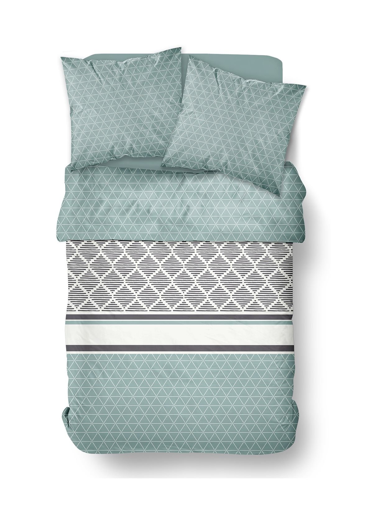 Printed bedding set TODAY LINGE DE MAISON Grey