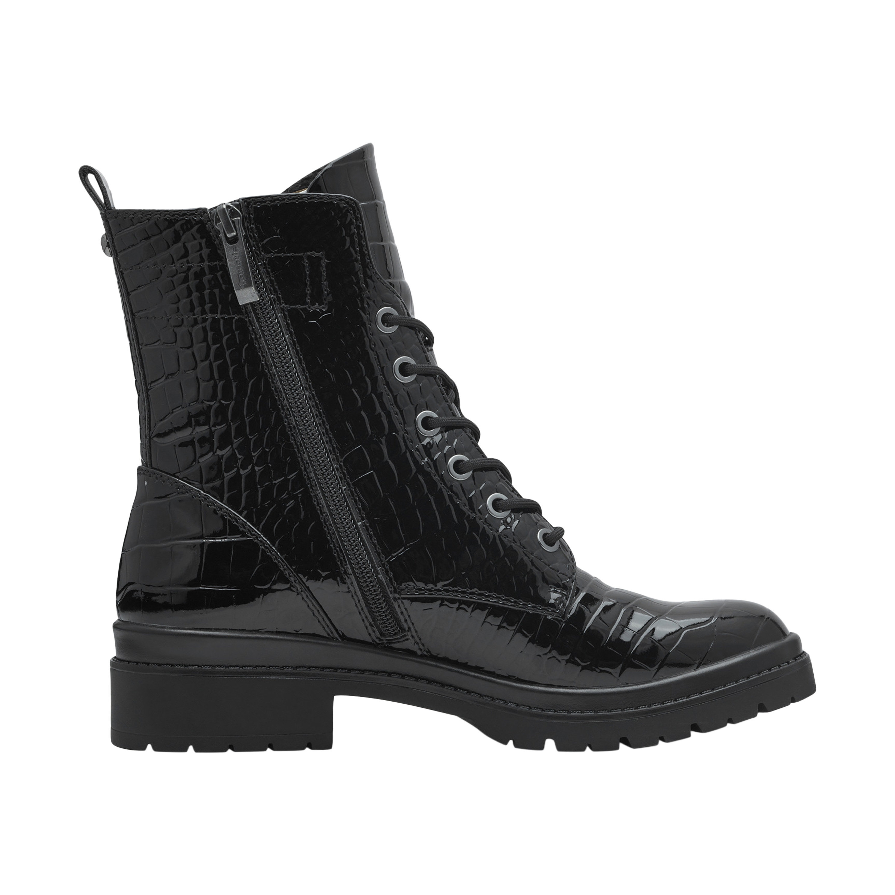 Leather ankle boot TAMARIS Black