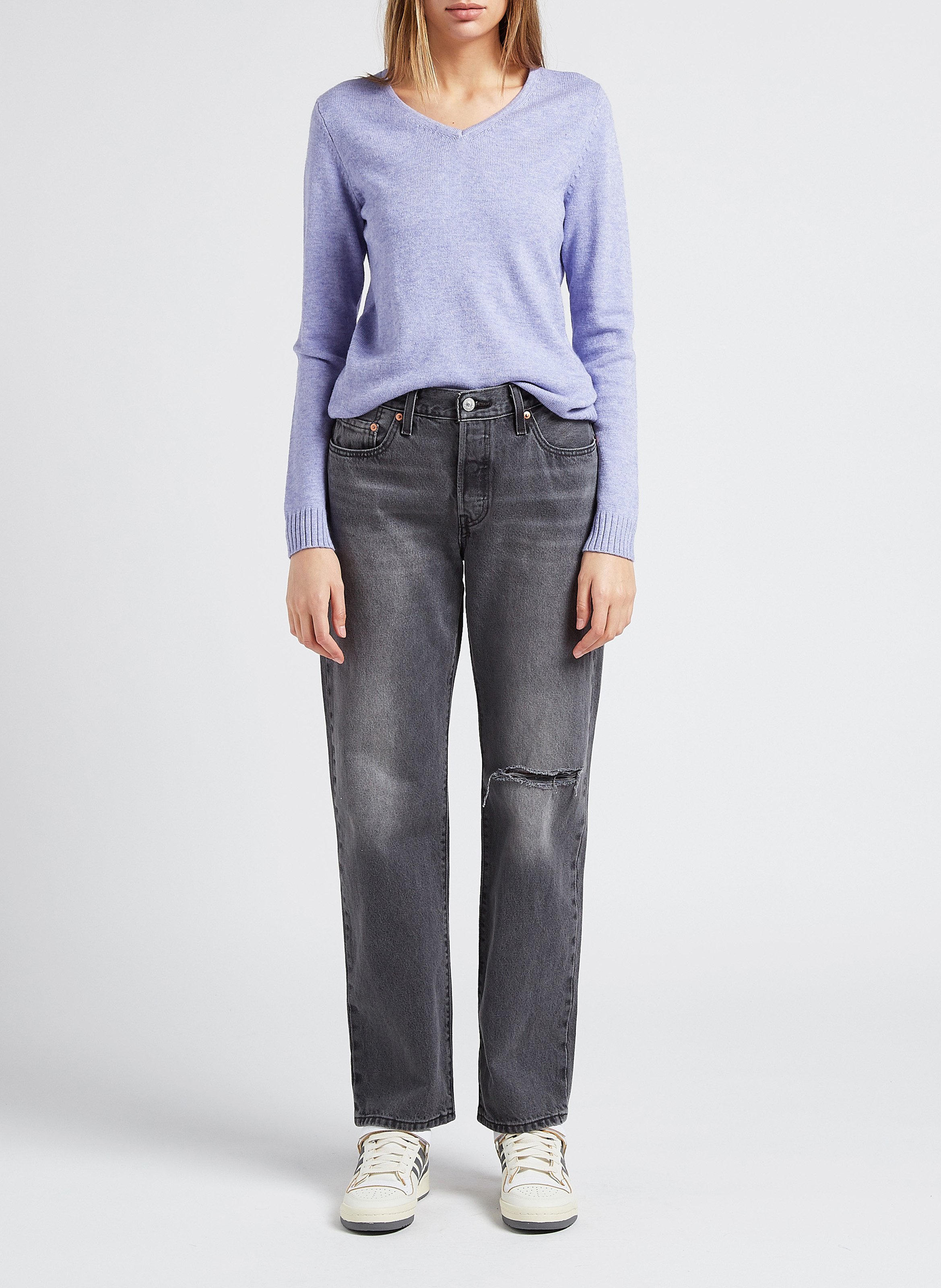 Jean coupe ample taille mi-haute  LEVI'S Noir