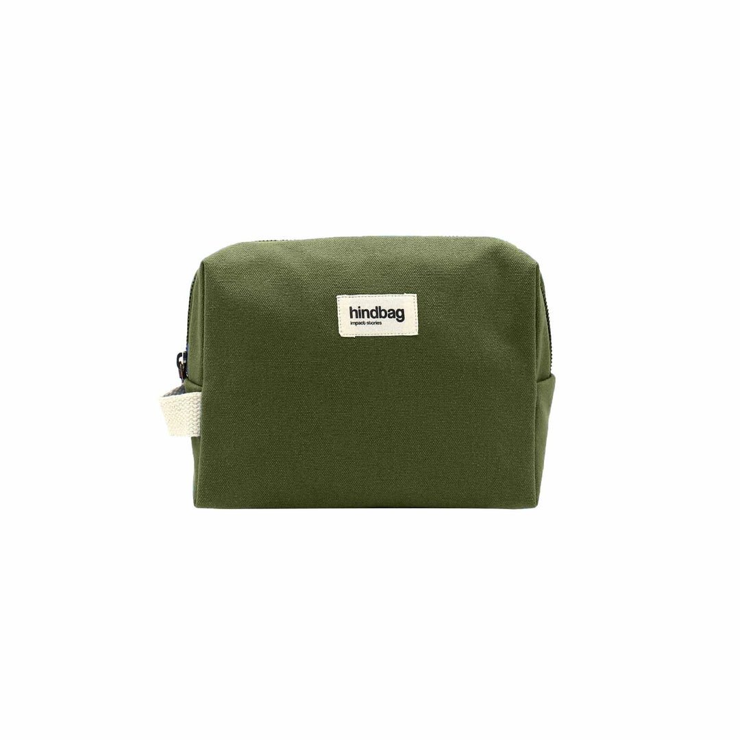 Cotton toiletry bag HINDBAG Khaki
