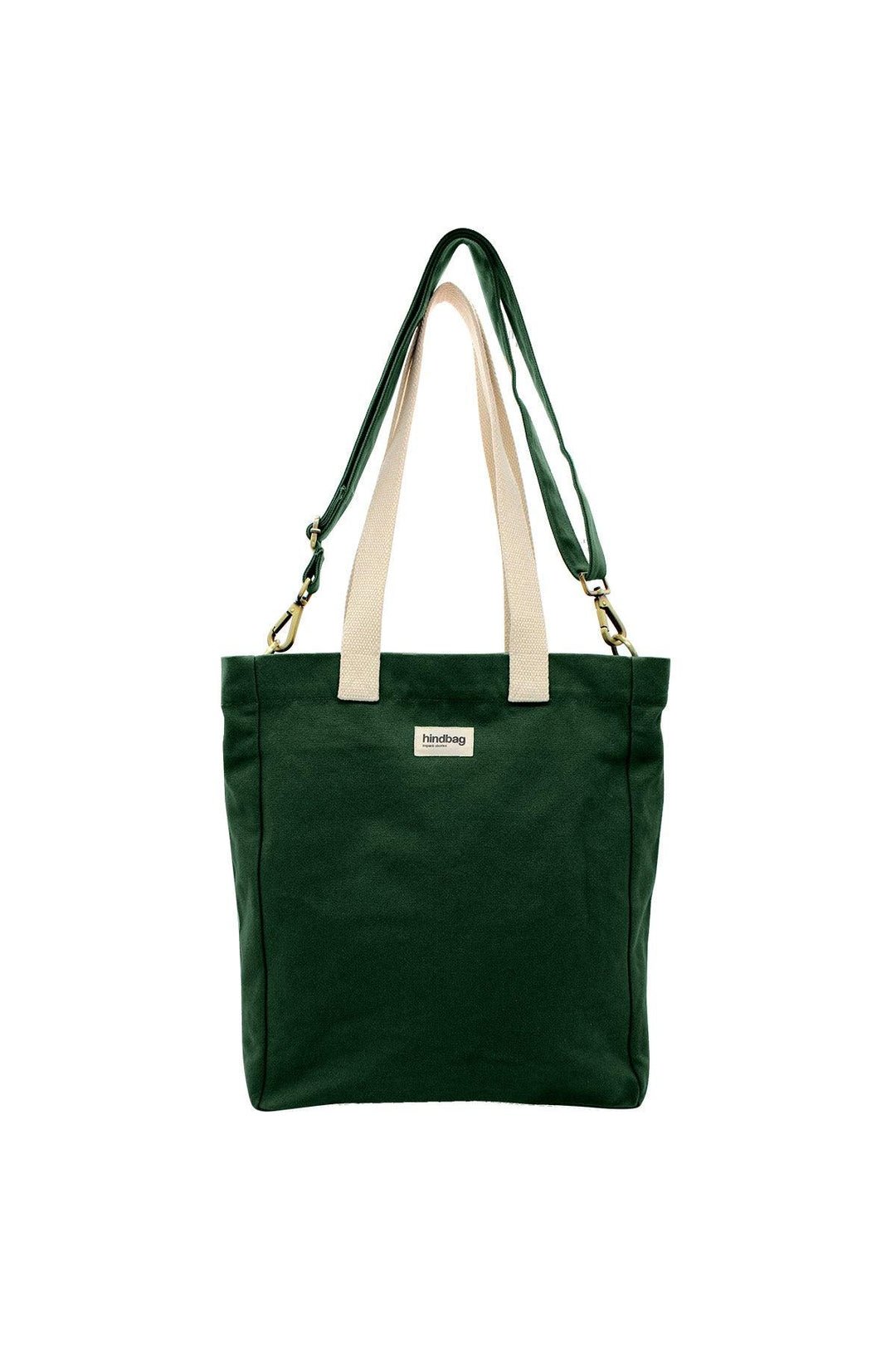Cotton tote bag HINDBAG Green