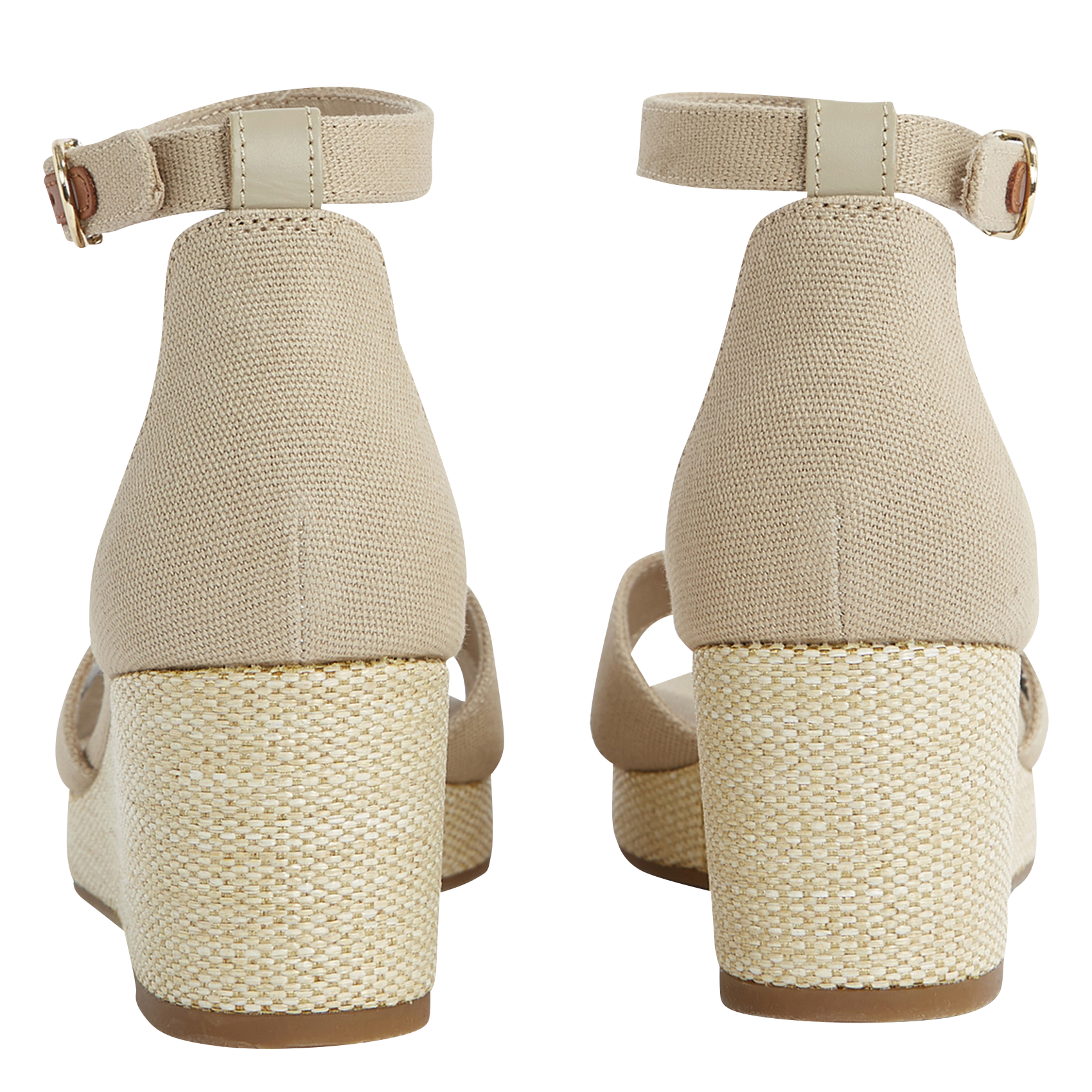 Sandaal Sleehak Beige Tommy Hilfiger Sleehak Beige Sandalen Met