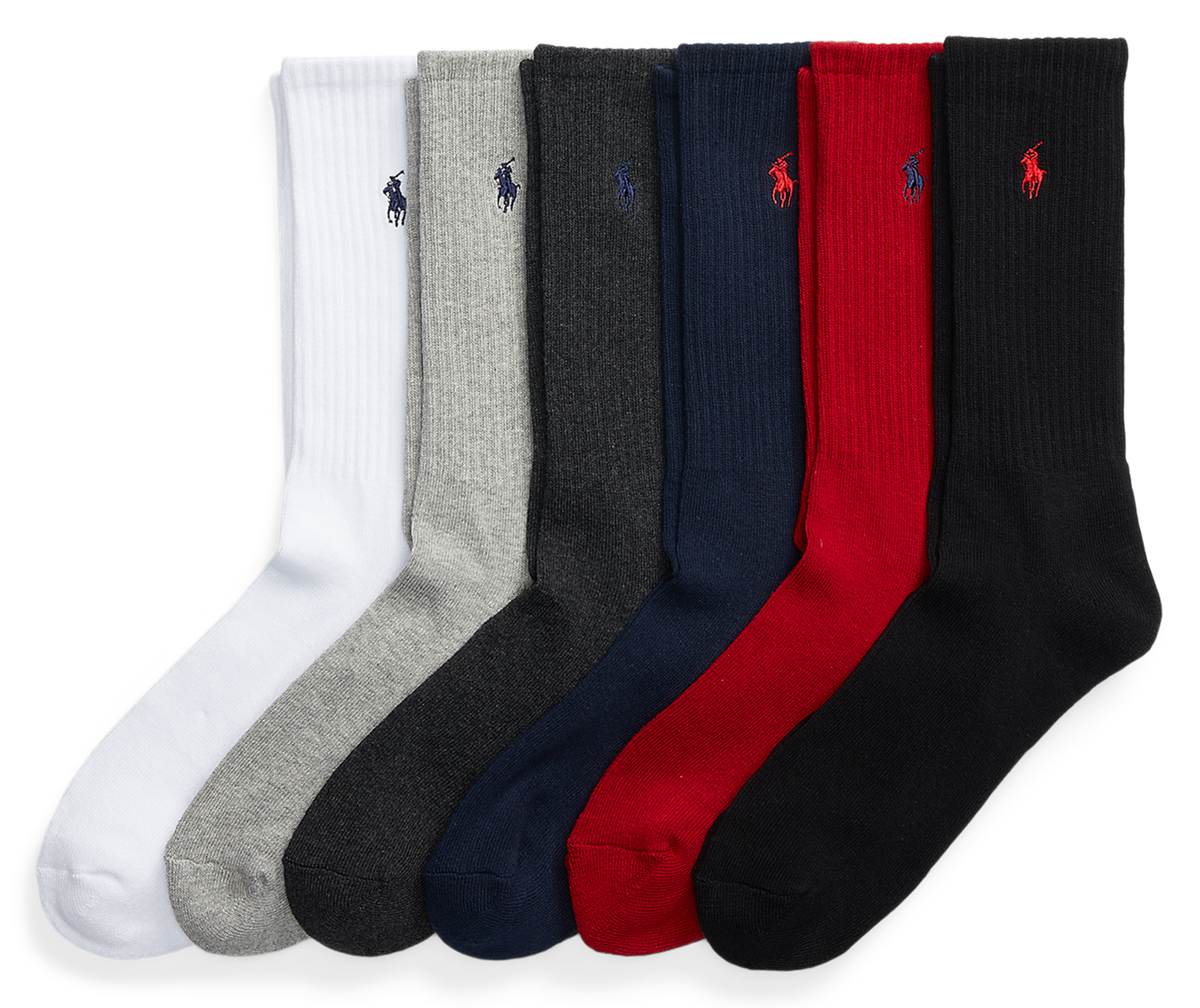 Lot de 6 paires de chaussettes en coton mélangé Multicolore