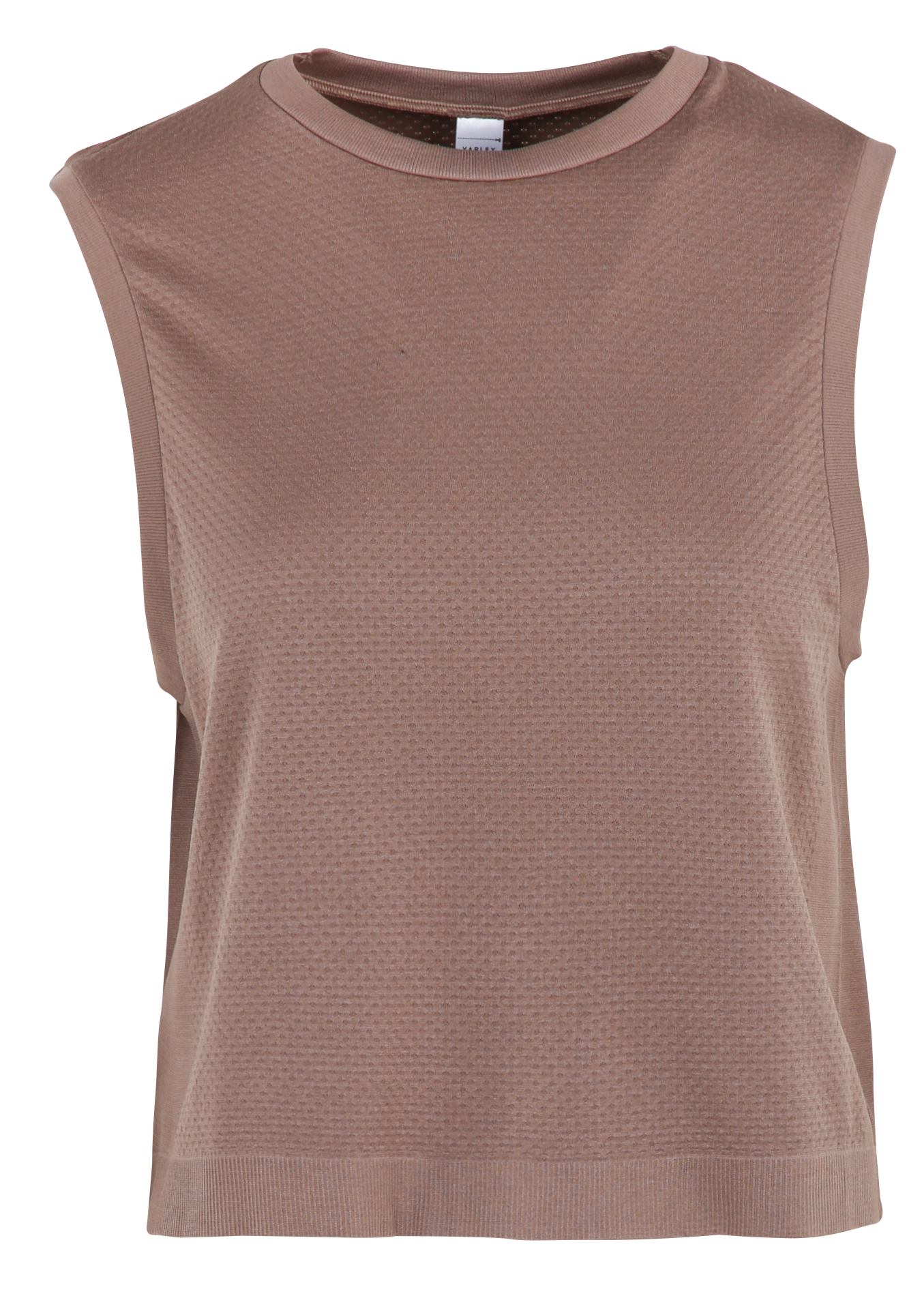 Seamless straight tank top VARLEY Brown