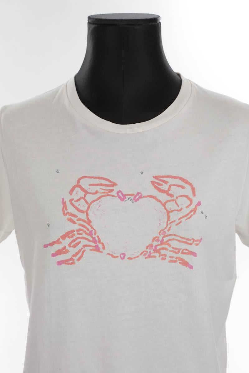 Cotton T-shirt SEZANE - Seconde main White