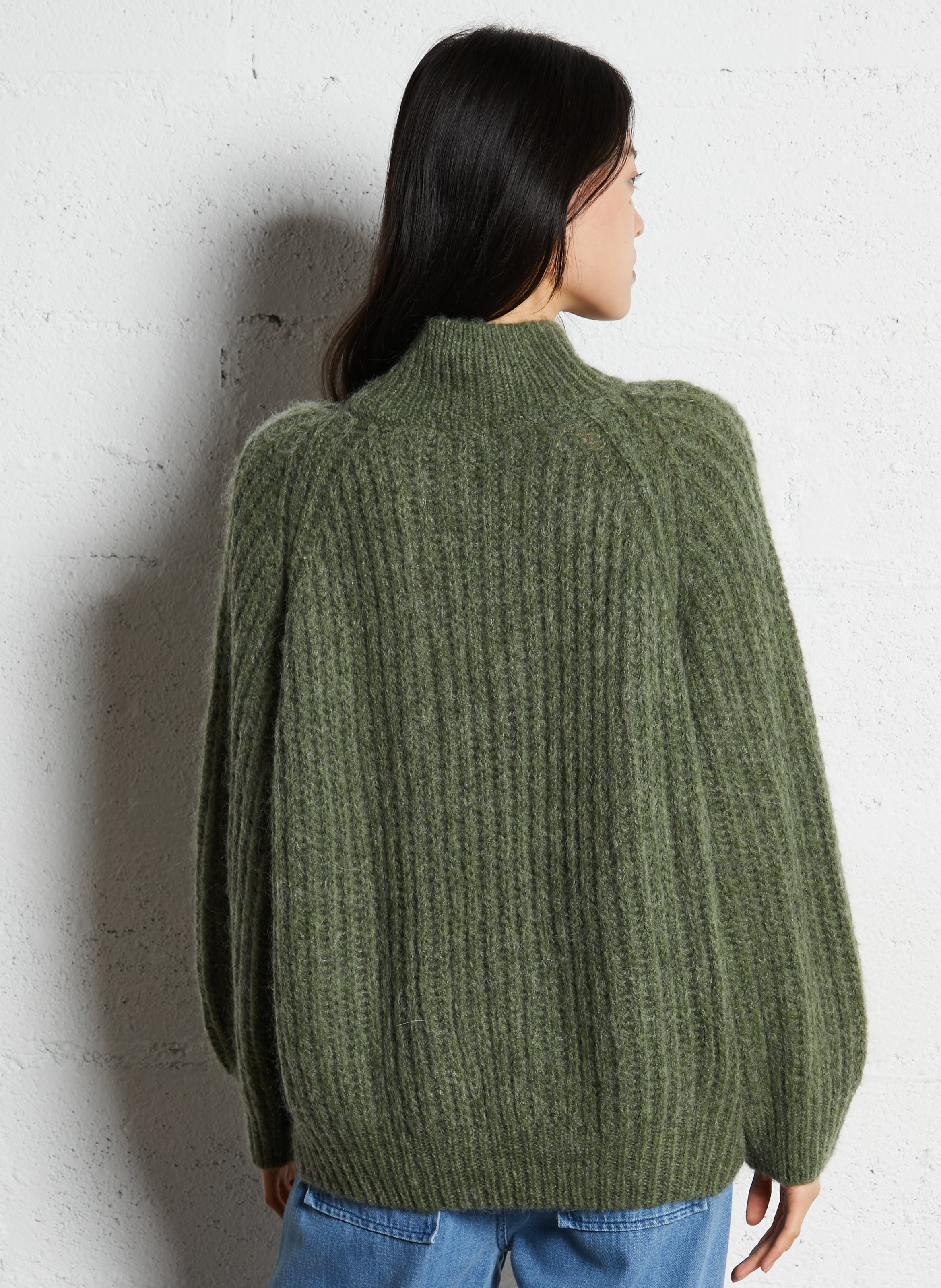 Elena high-neck sweater LOUISE MISHA Khaki