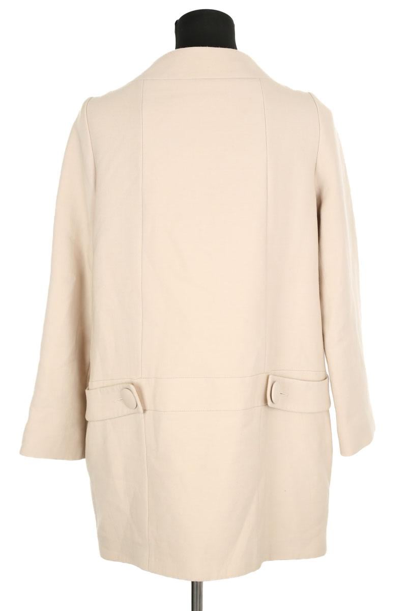 Voile and crochet dress TARA JARMON - Seconde Main Beige