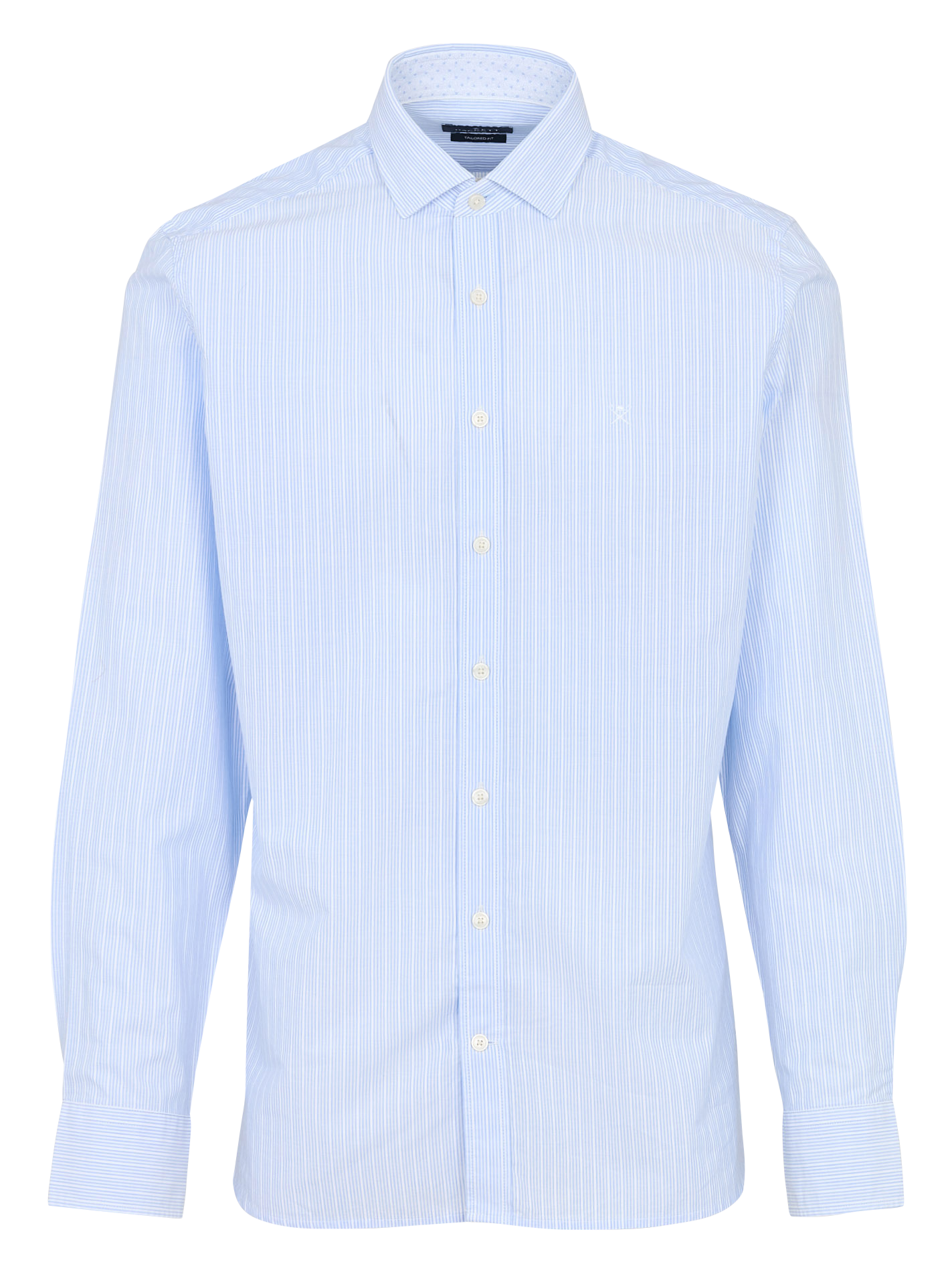 Camicia a righe con colletto a camicia HACKETT Blu
