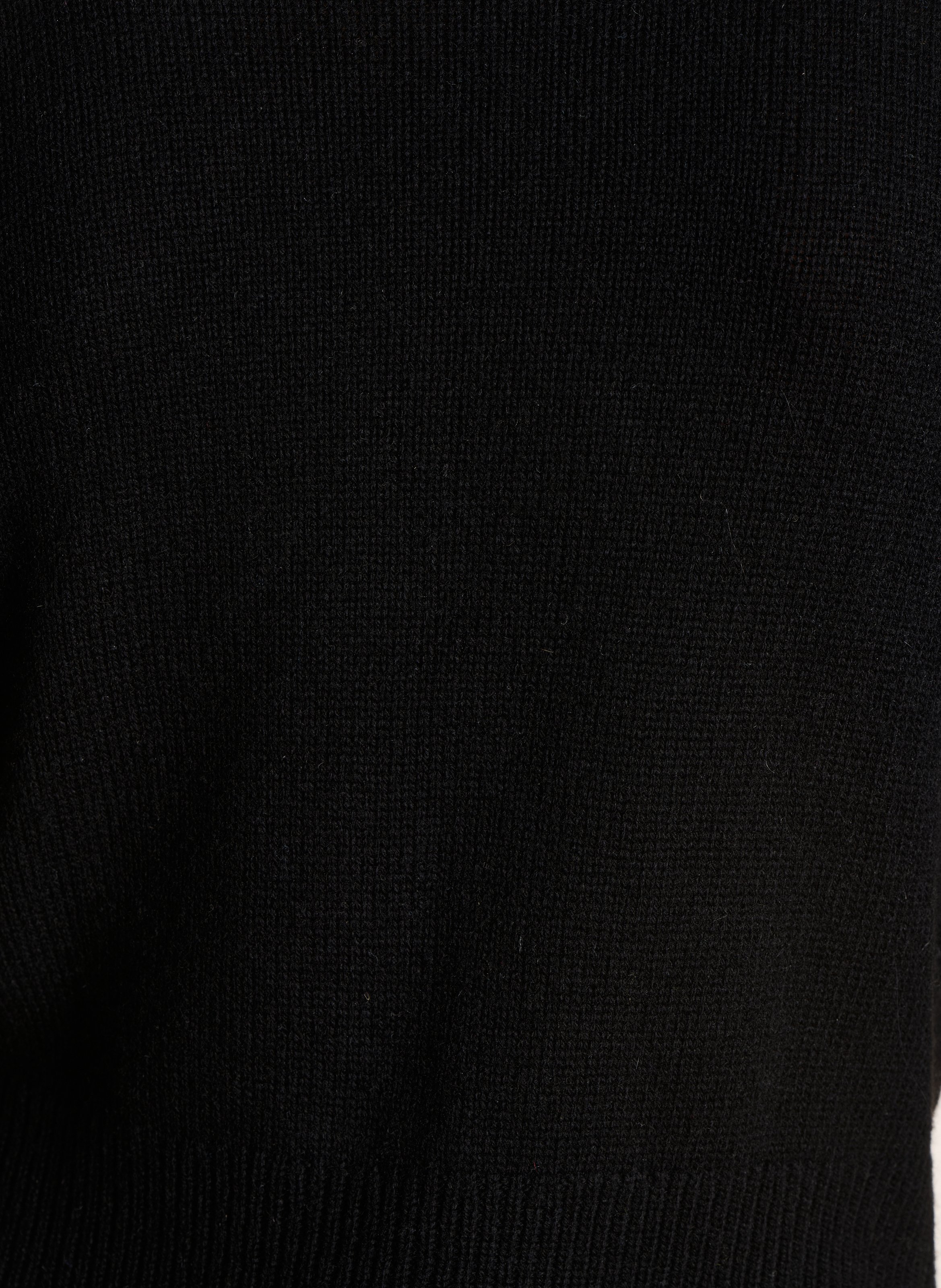 Rundhalsausschnitt-Pullover mit Pailletten und Perlen LA FEE MARABOUTEE Schwarz