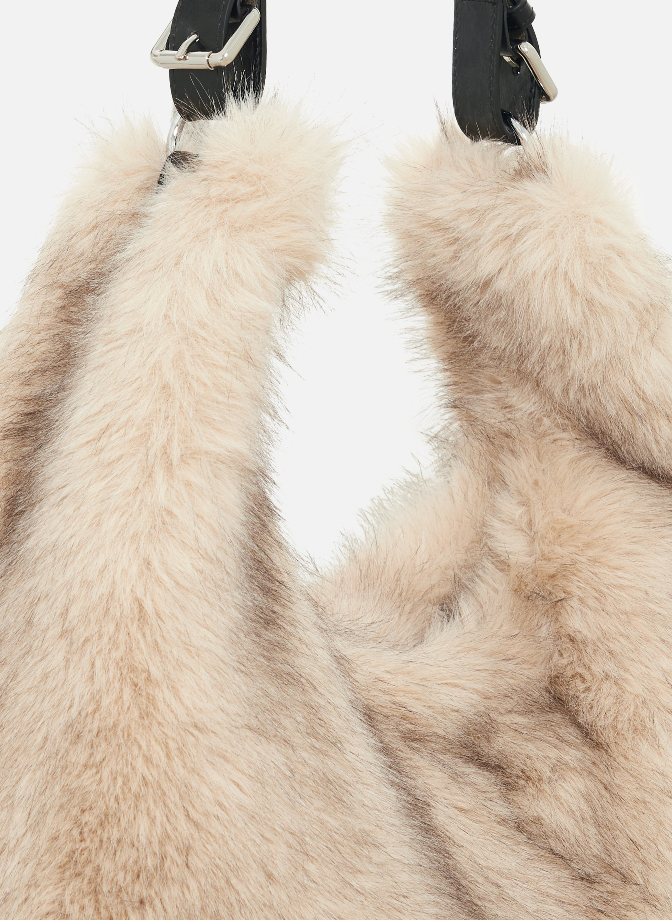 Faux fur bag THE KOOPLES Beige