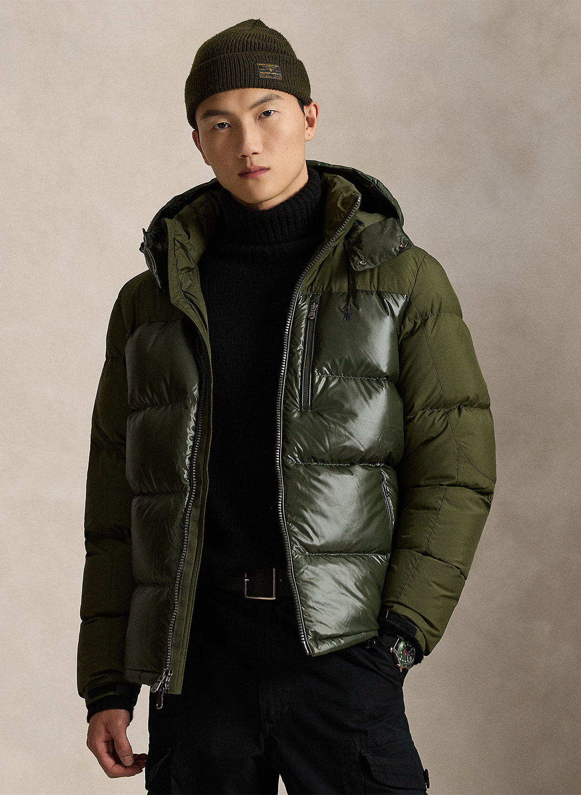 Doudoune à capuche POLO RALPH LAUREN Vert