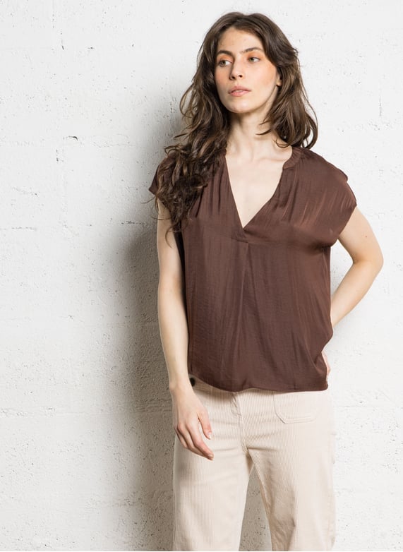 Pantalon droit en velours côtelé - Look 7