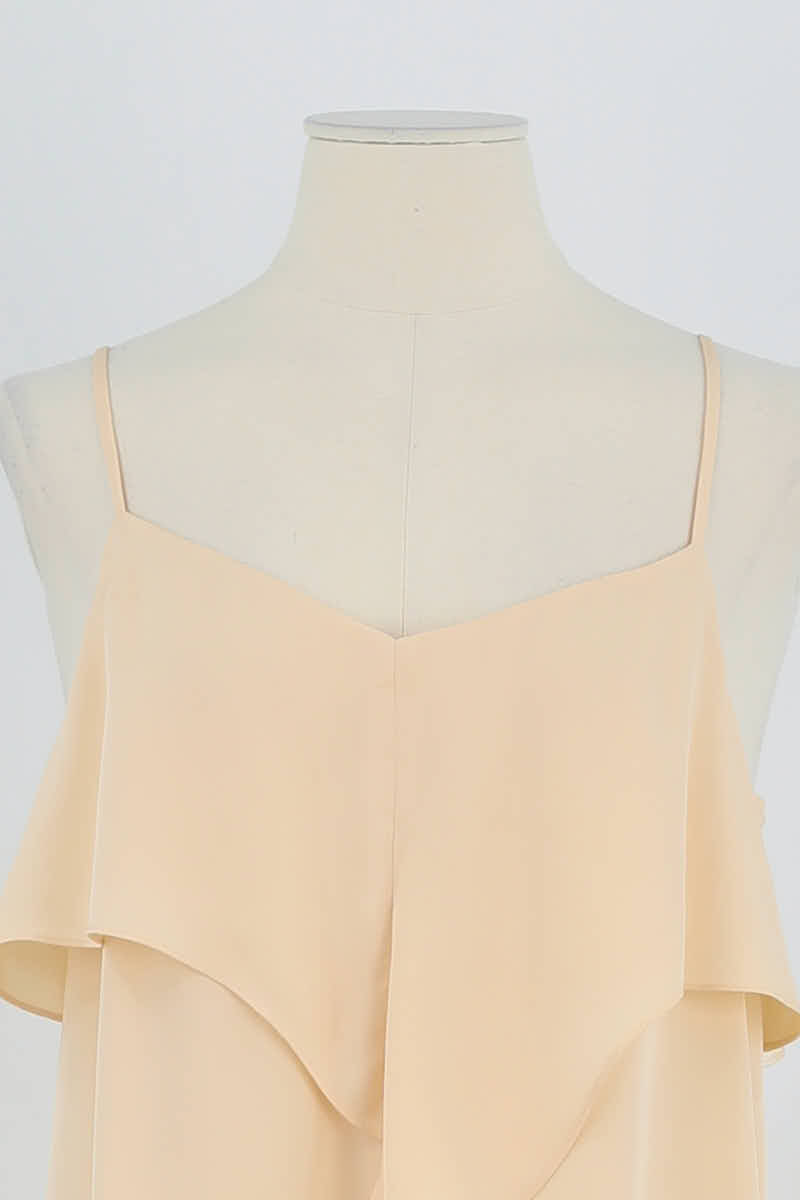 Azawood sleeveless top THEORY - Seconde Main Beige
