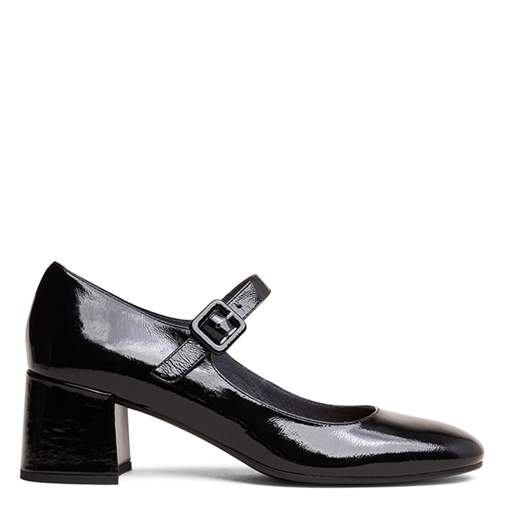 Heeled patent leather Mary Janes JONAK Black